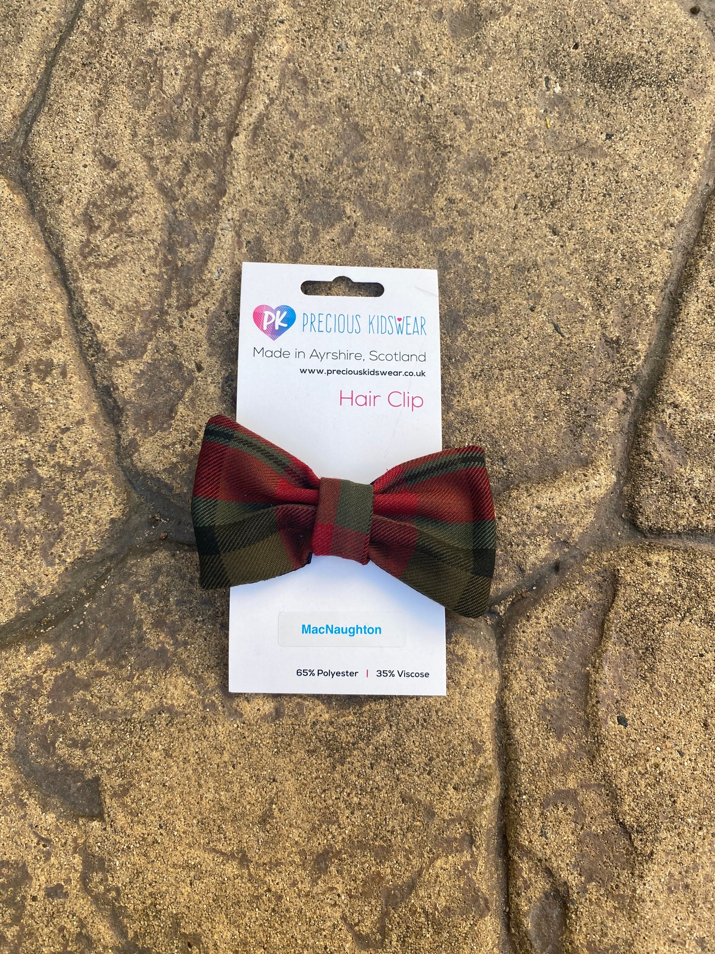 MacNaughton Tartan Hair Bow
