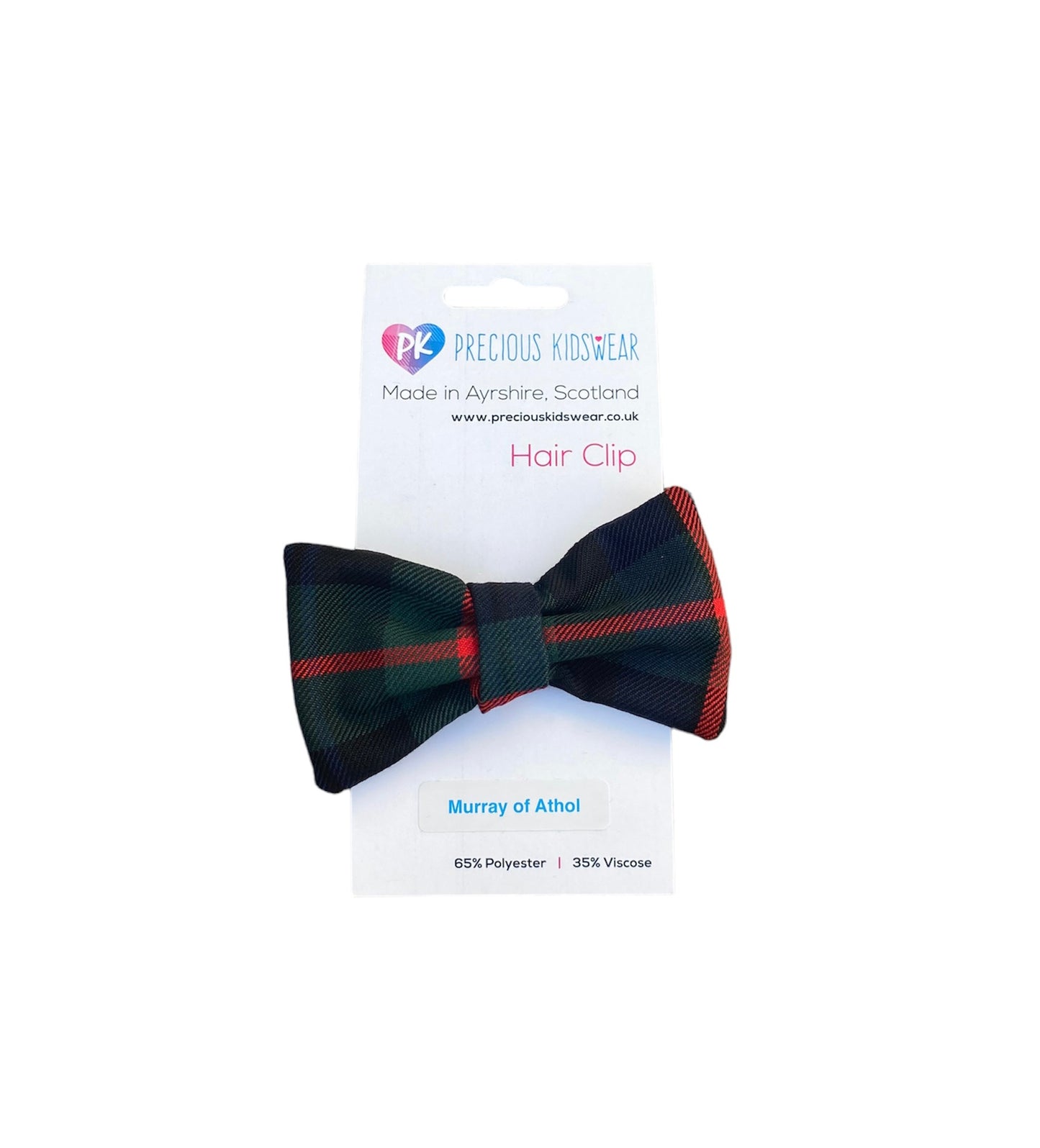 Murray of Athol Tartan Hair Bow