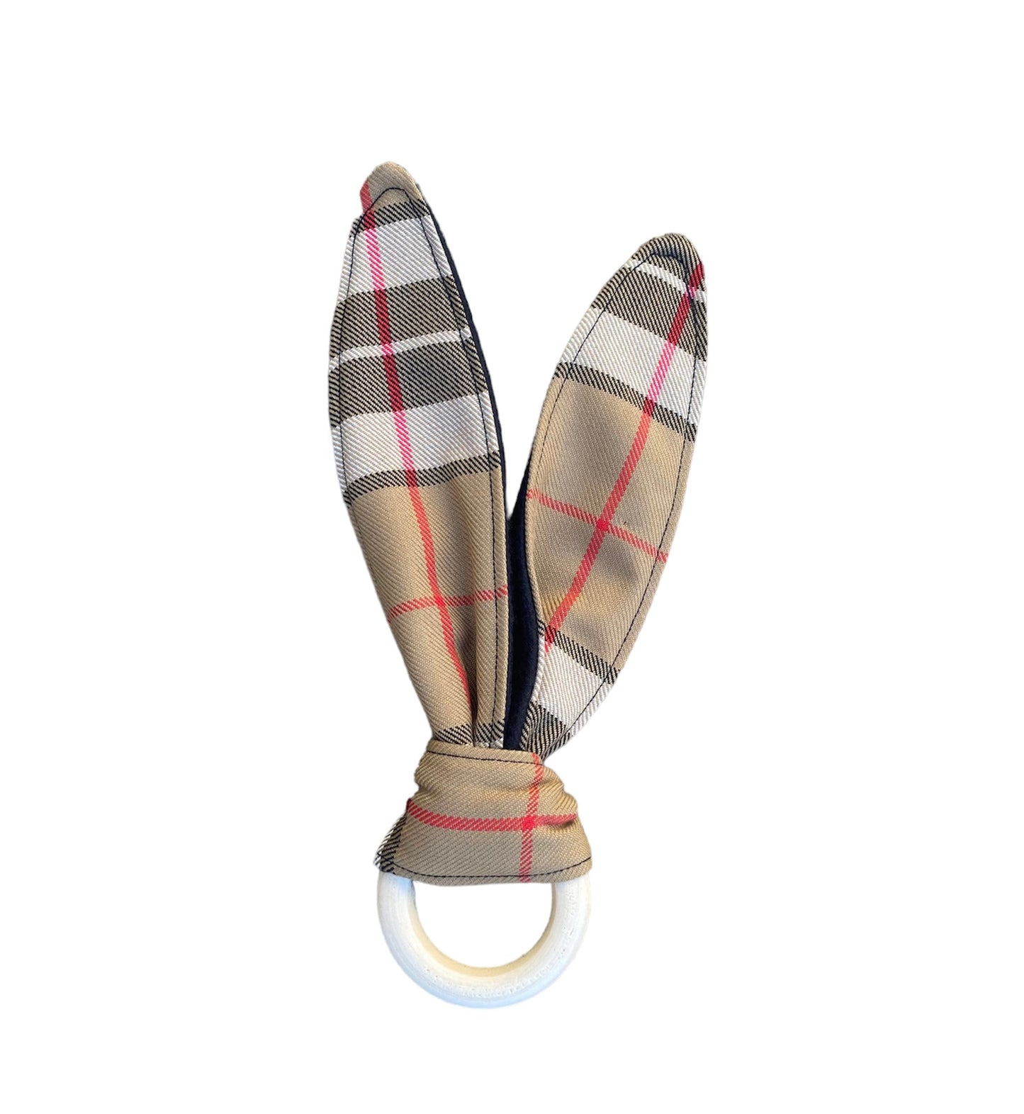 Thomson Tartan Bunny Ear Teether