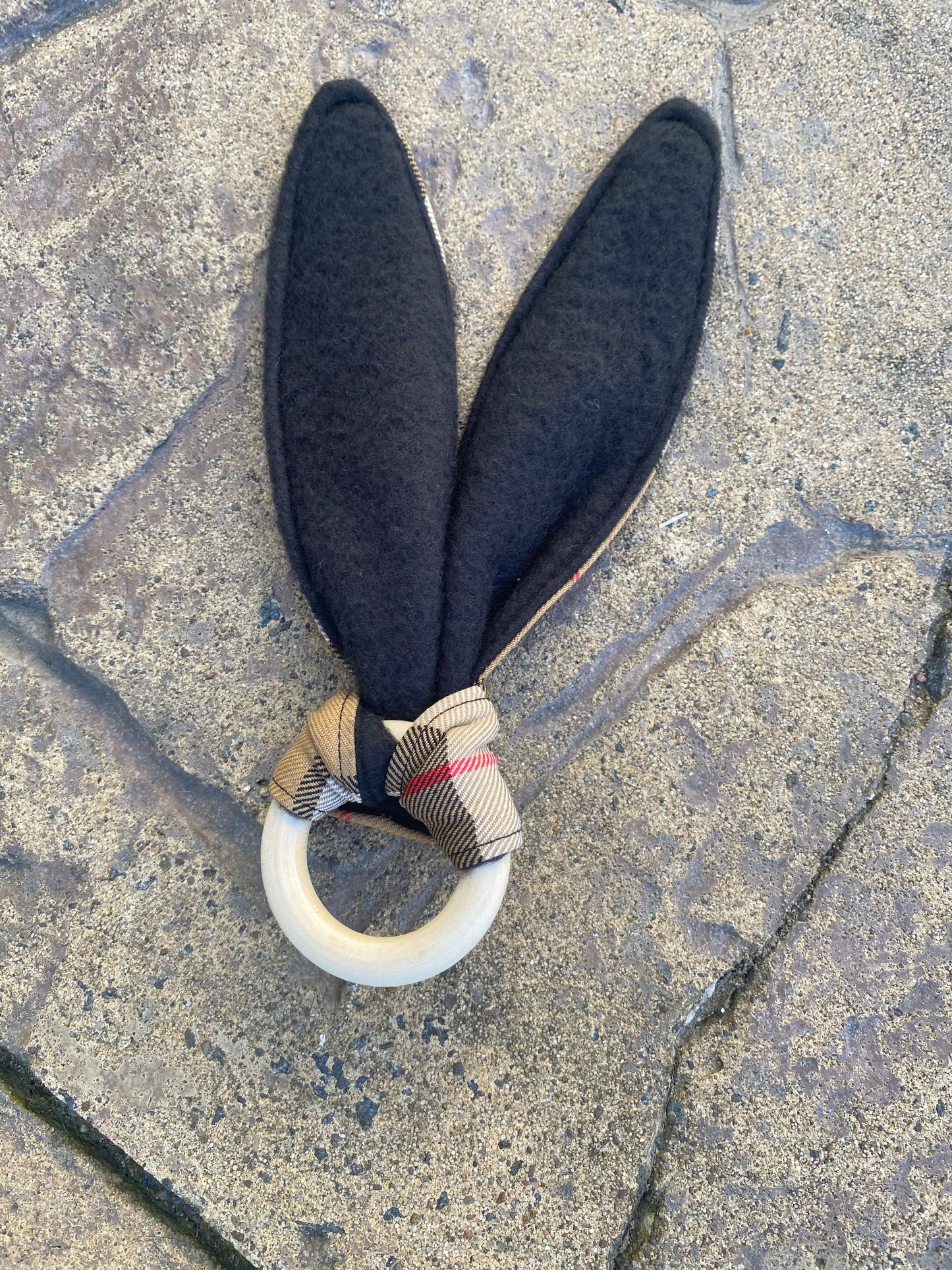 Thomson Tartan Bunny Ear Teether