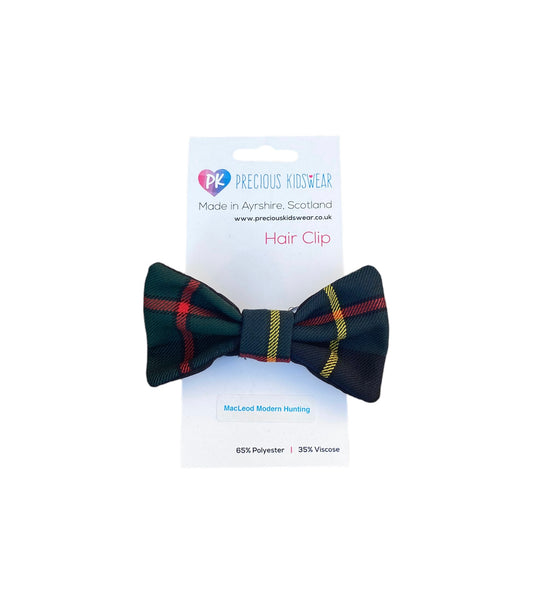 Macleod Tartan Hair Bow