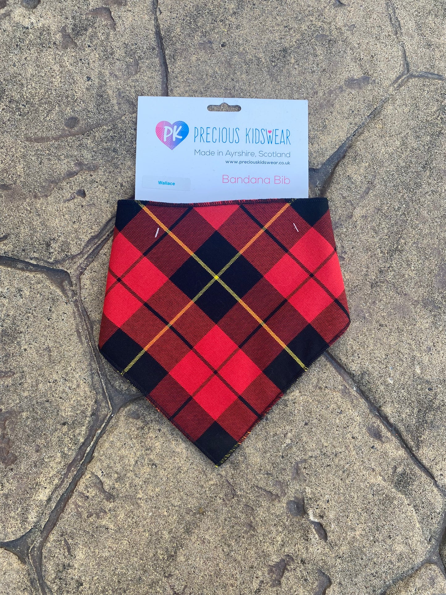 Wallace Tartan Bib