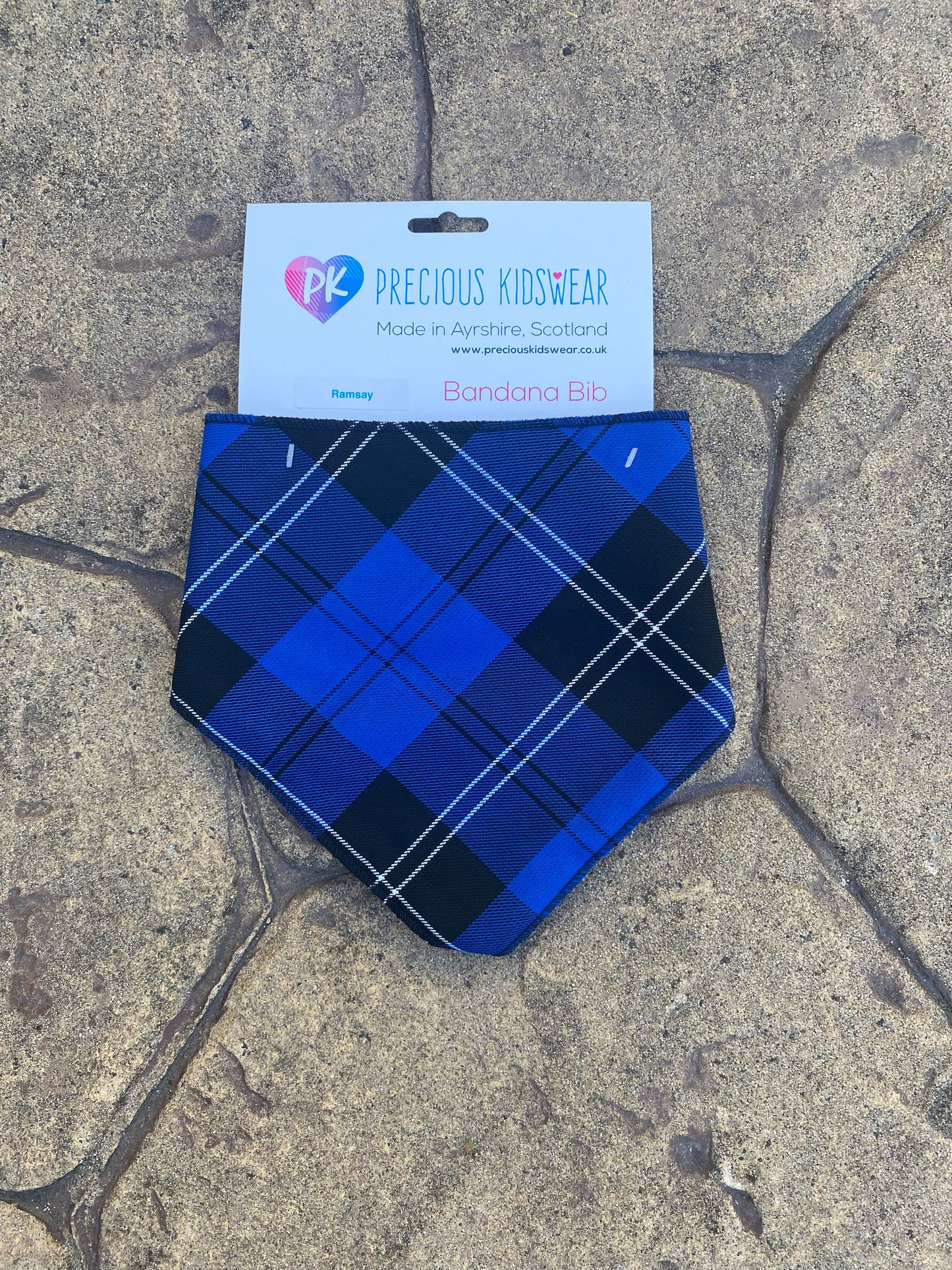 Ramsay Tartan Bib