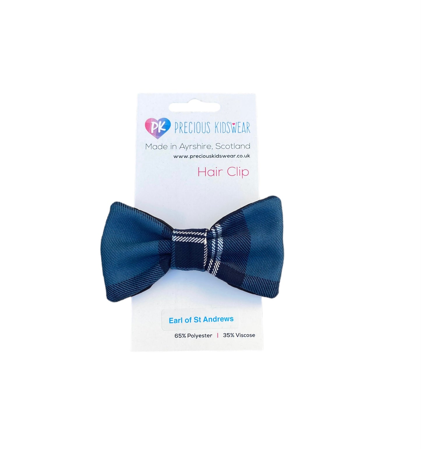 St Andrews Tartan Hair Bow