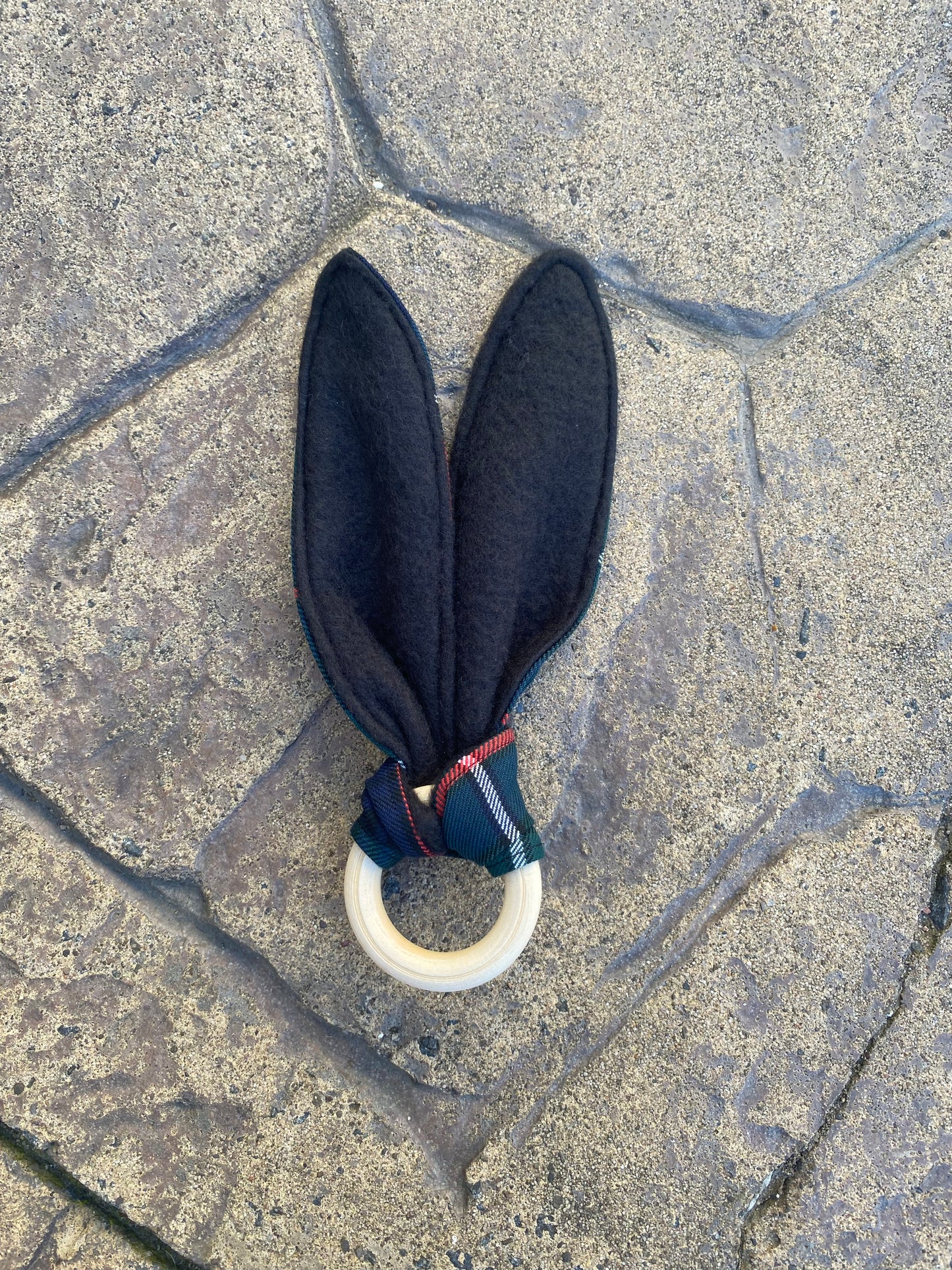 MacKenzie Tartan Bunny Ear Teether