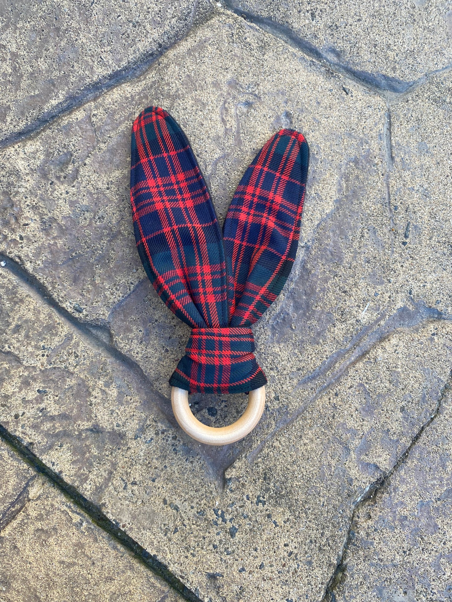 MacDonald Tartan Bunny Ear Teether