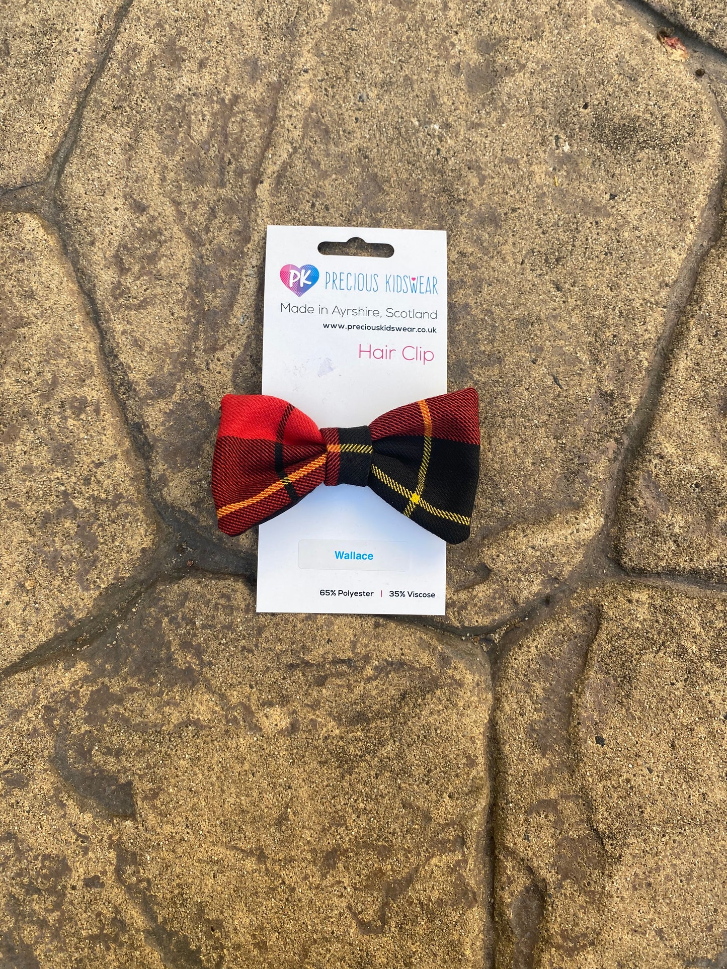 Wallace Tartan Hair Bow