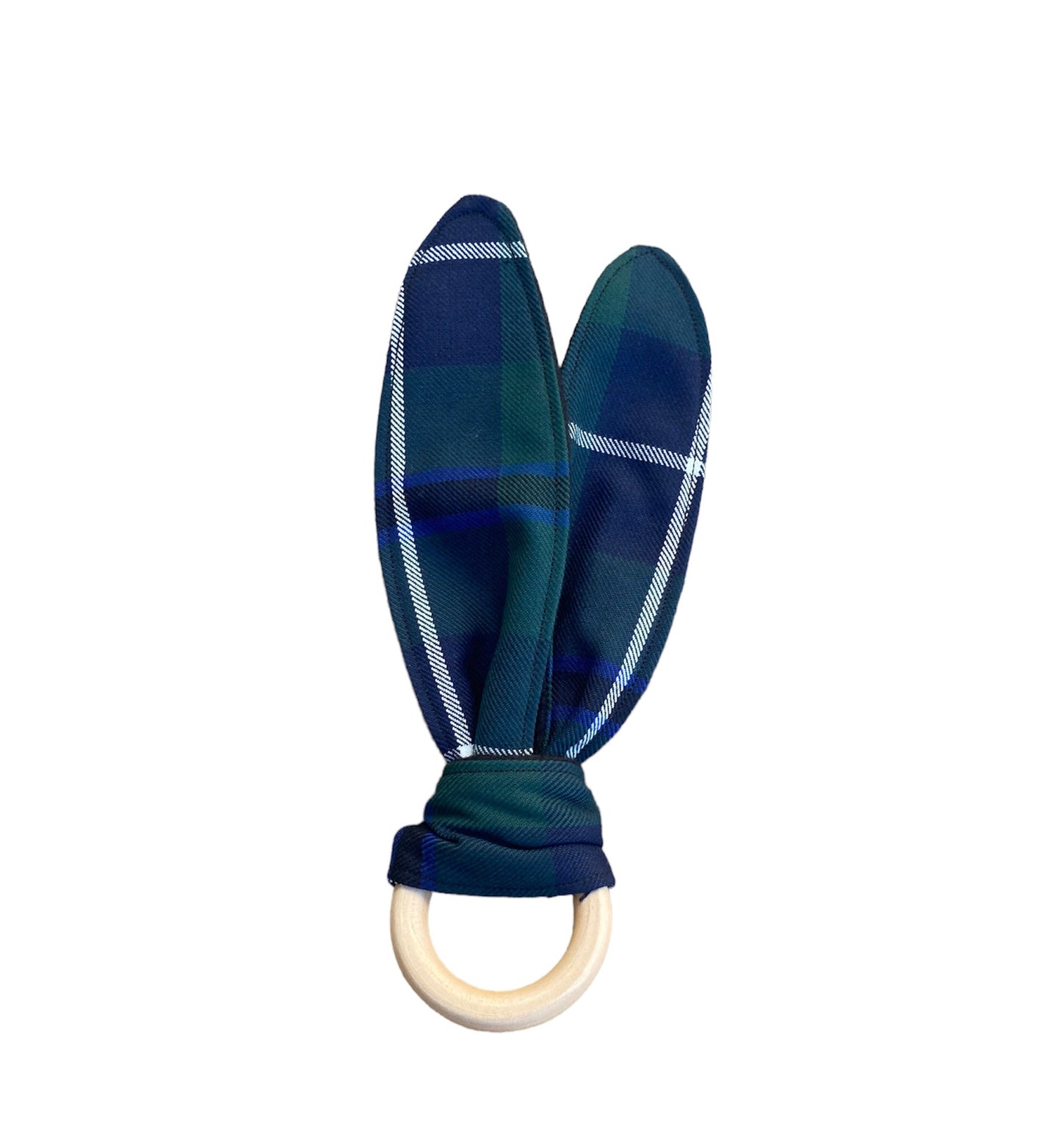 Douglas Tartan Bunny Ear Teether