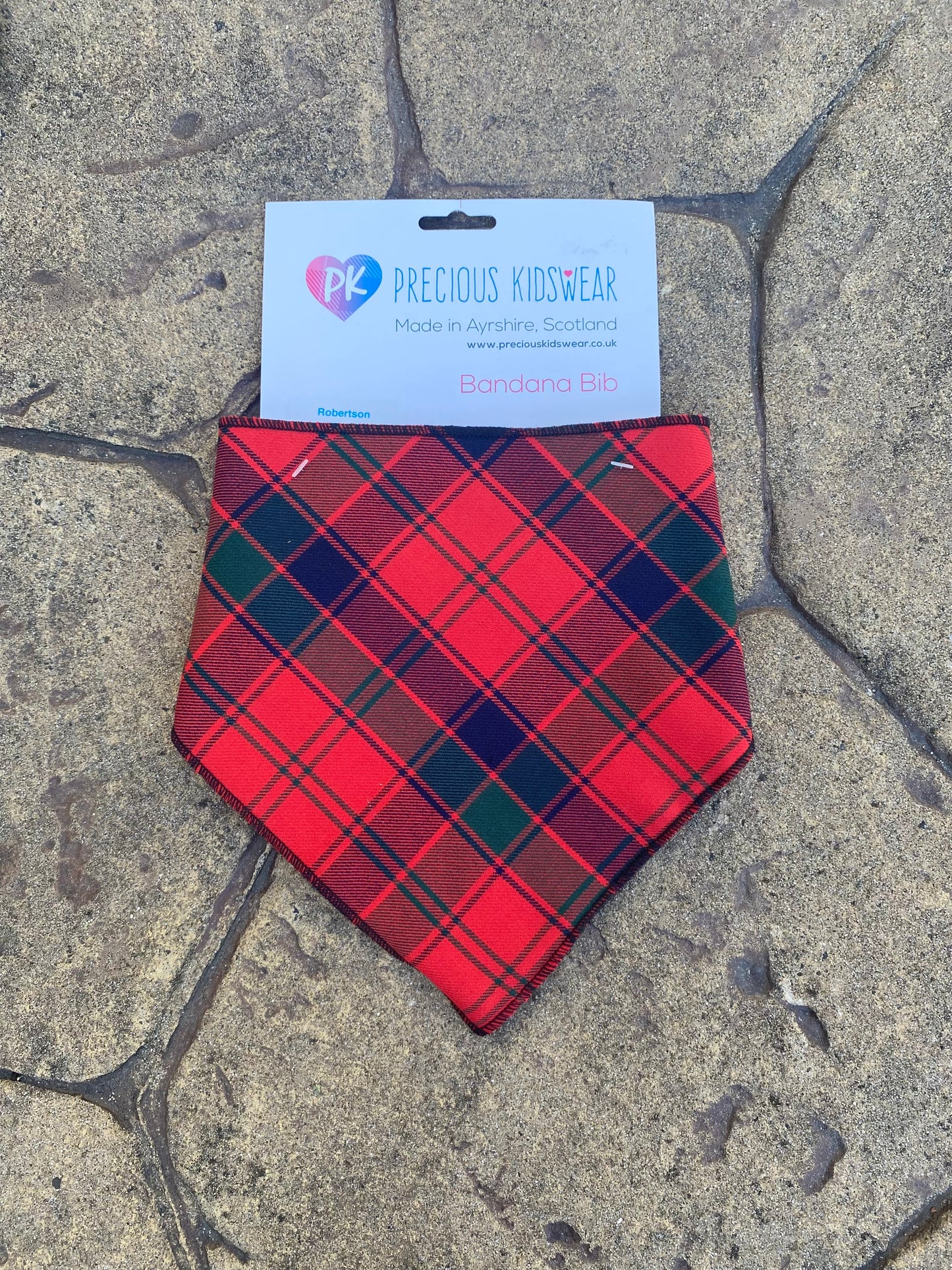 Robertson Tartan Bib