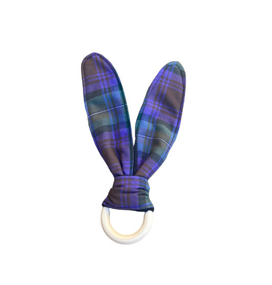 Isle of Skye Tartan Bunny Ear Teether