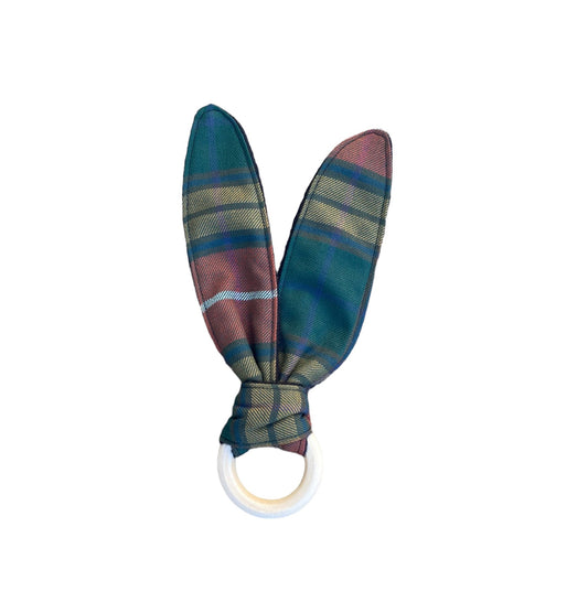 Buchanan Ancient Tartan Bunny Ear Teether