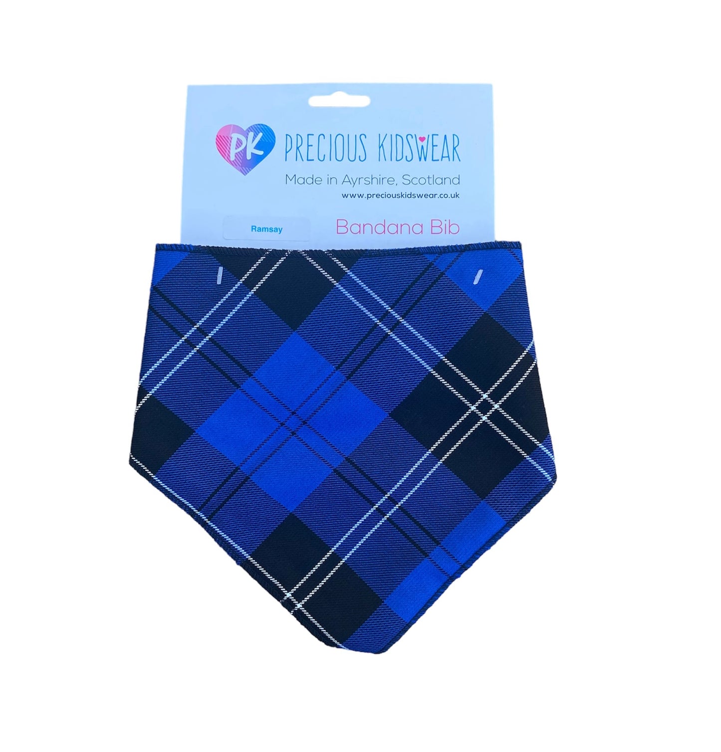 Ramsay Tartan Bib