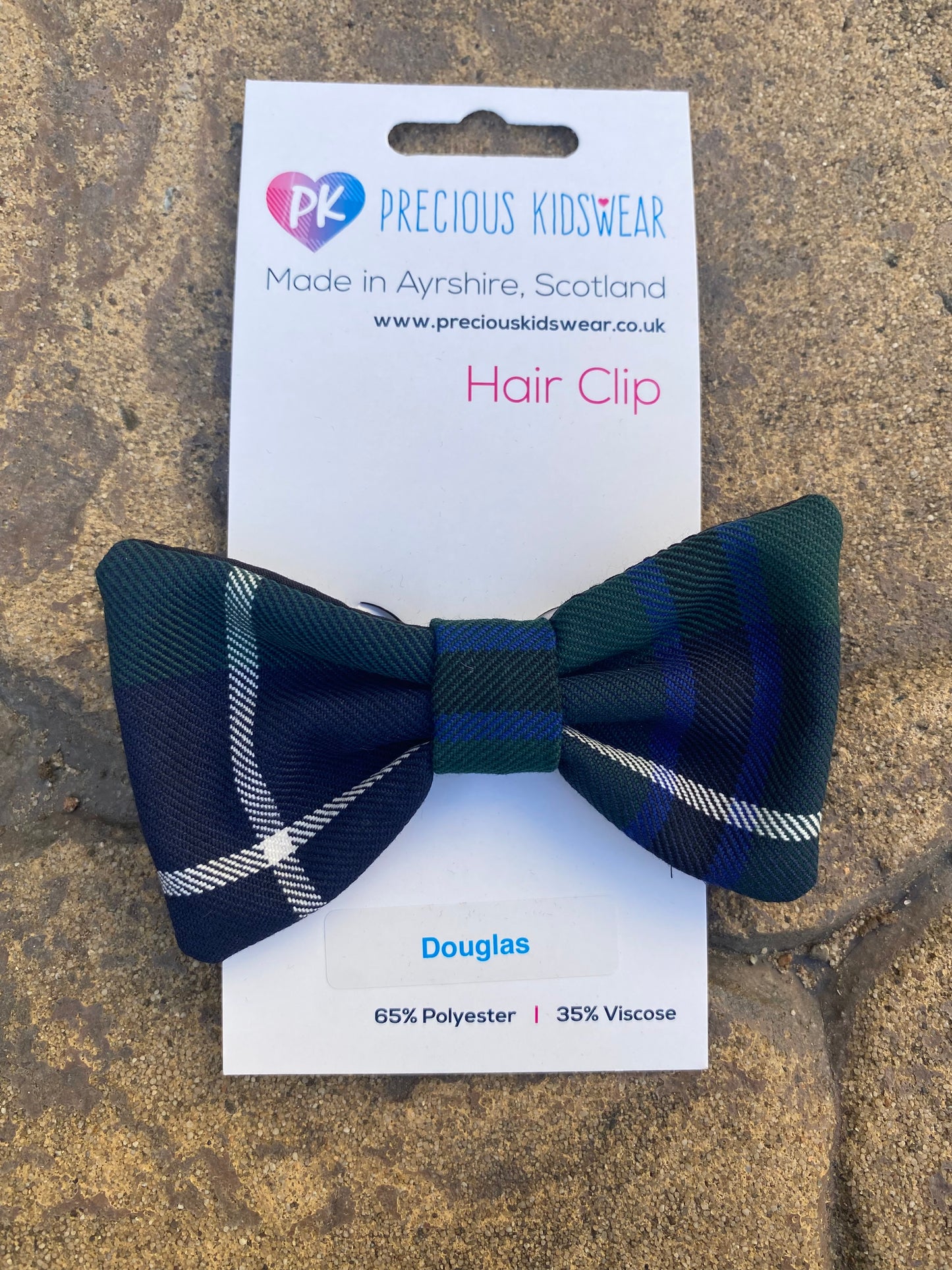 Douglas Tartan Hair Bow