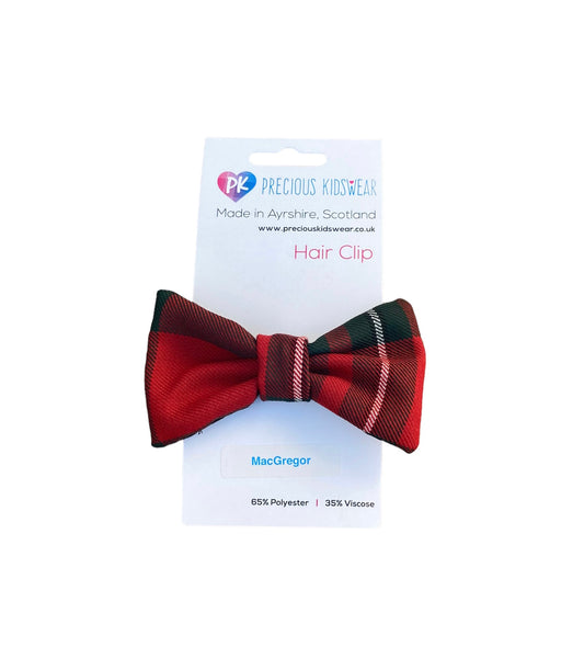 MacGregor Tartan Hair Bow