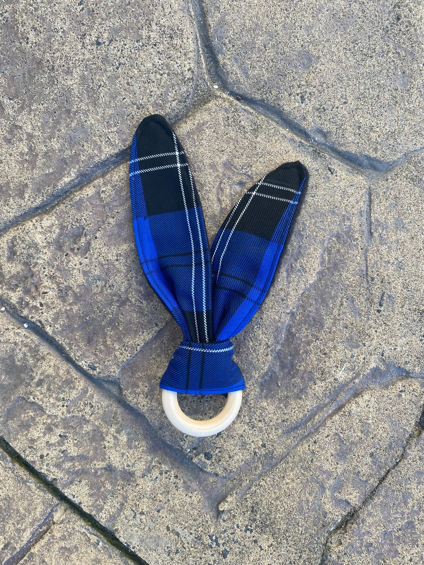 Ramsay Tartan Bunny Ear Teether