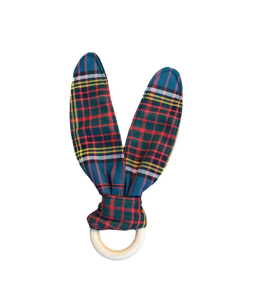 Anderson Tartan Bunny Ear Teether