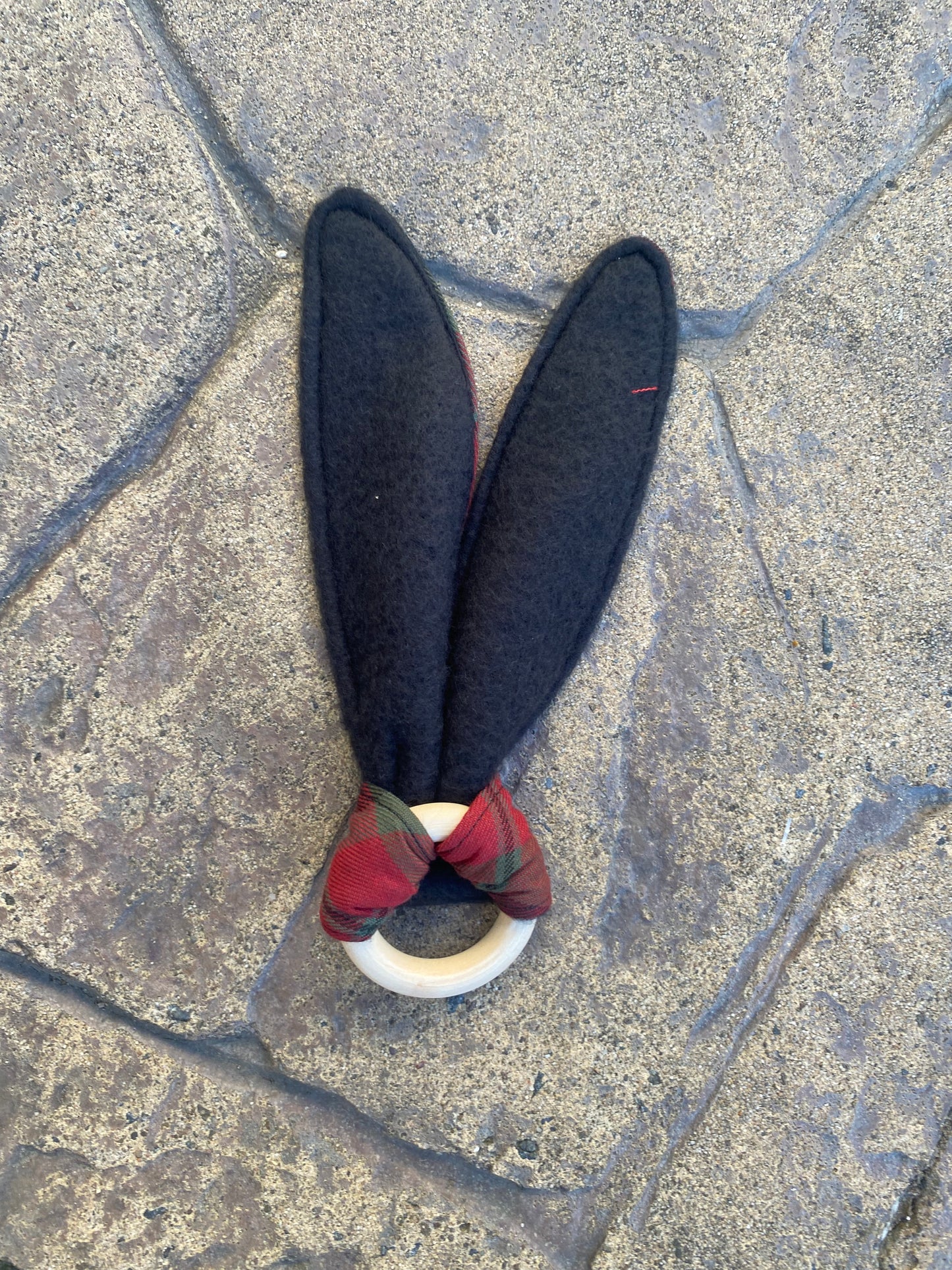MacNaughton Tartan Bunny Ear Teether