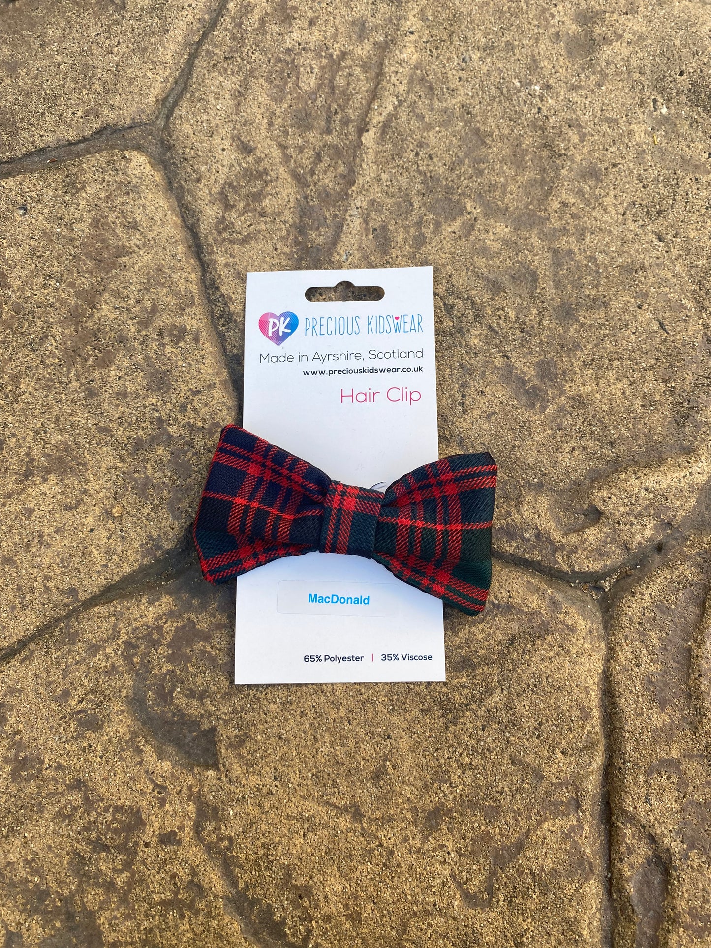 MacDonald Tartan Hair Bow