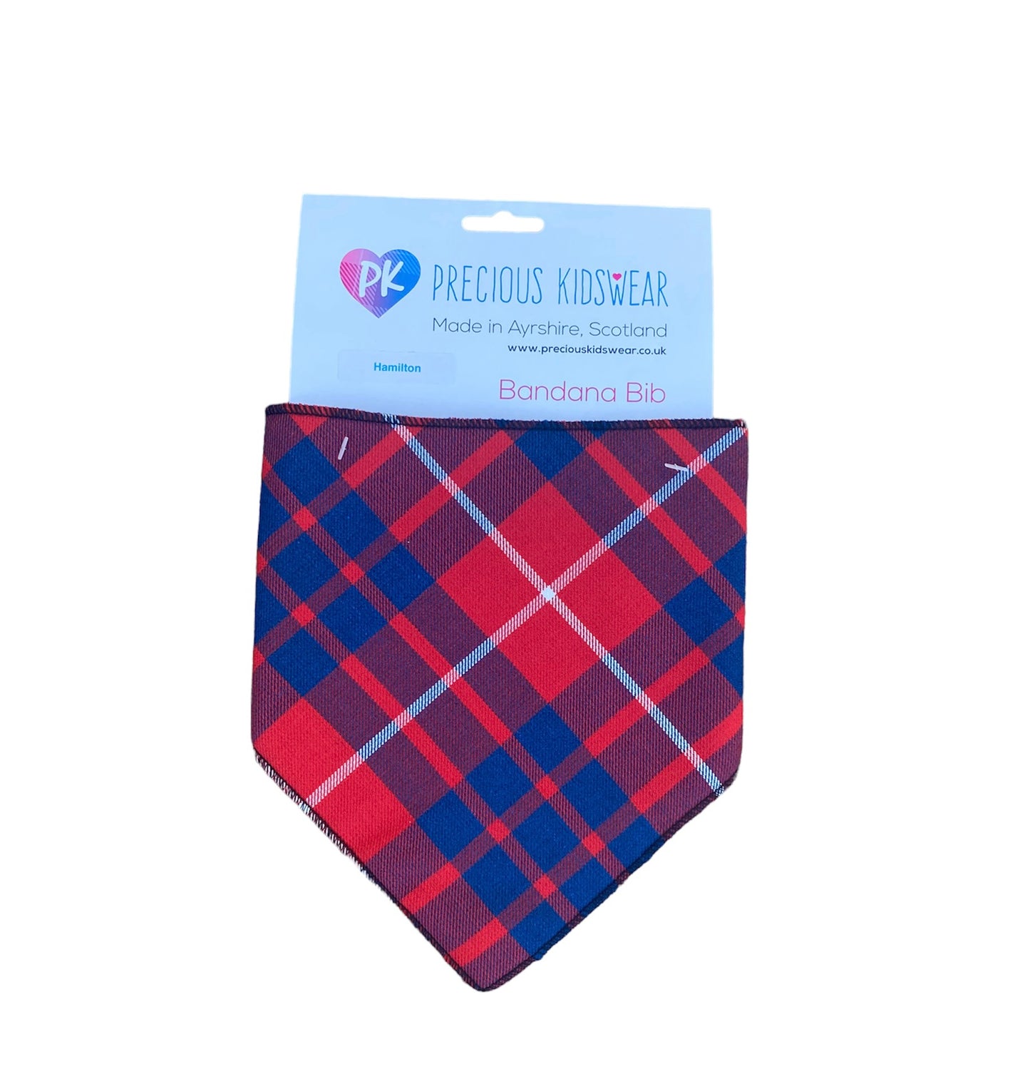 Hamilton Tartan Bib