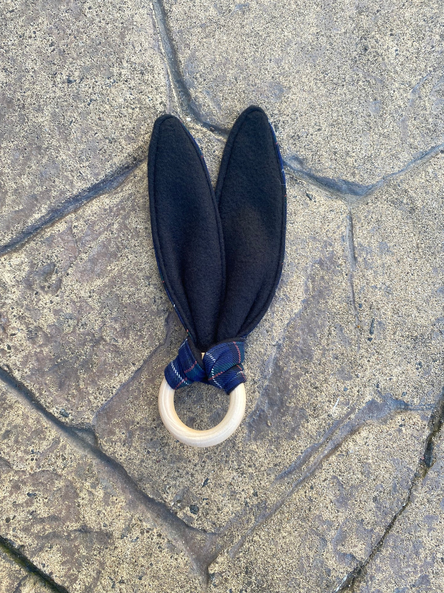 Isle of Arran Tartan Bunny Ear Teether