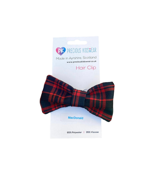 MacDonald Tartan Hair Bow