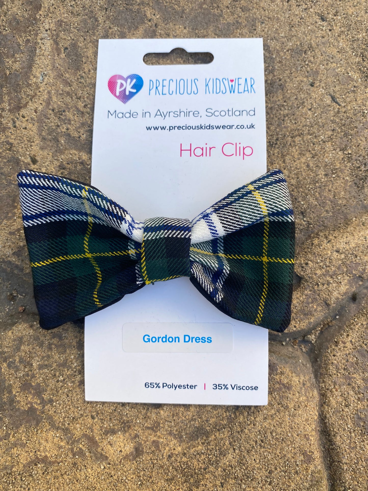 Gordon Dress Tartan Hair Bow