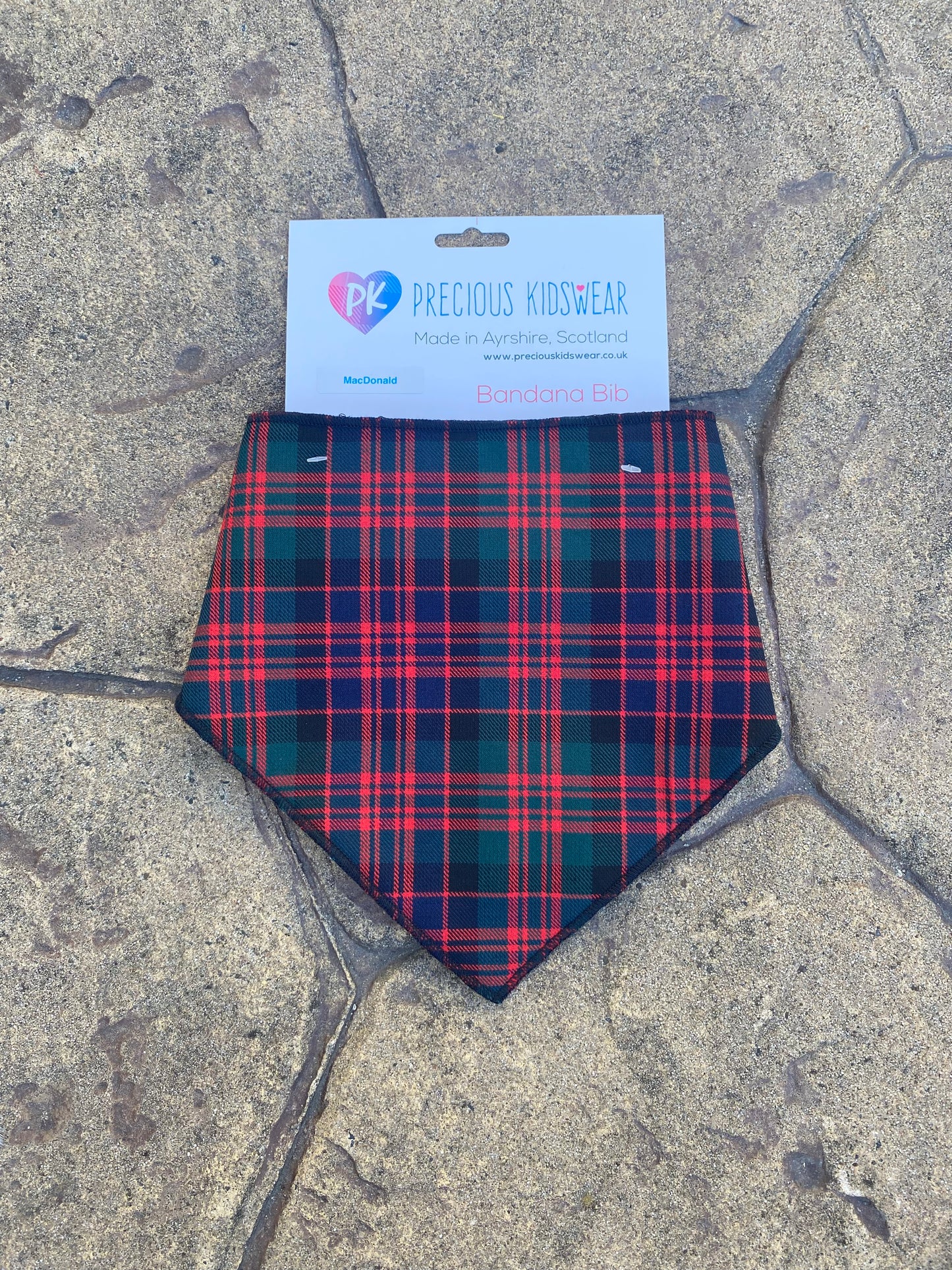 MacDonald Tartan Bib