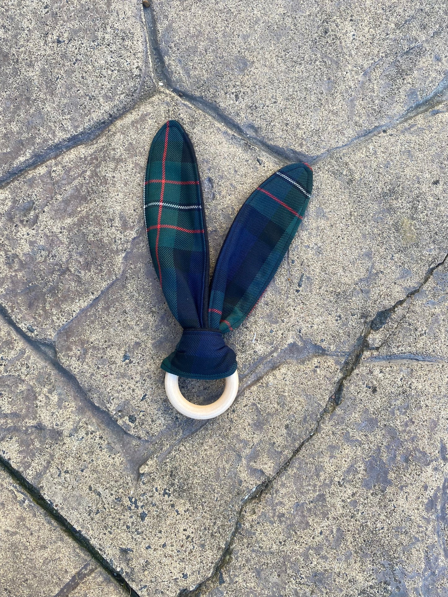 Ferguson Tartan Bunny Ear Teether
