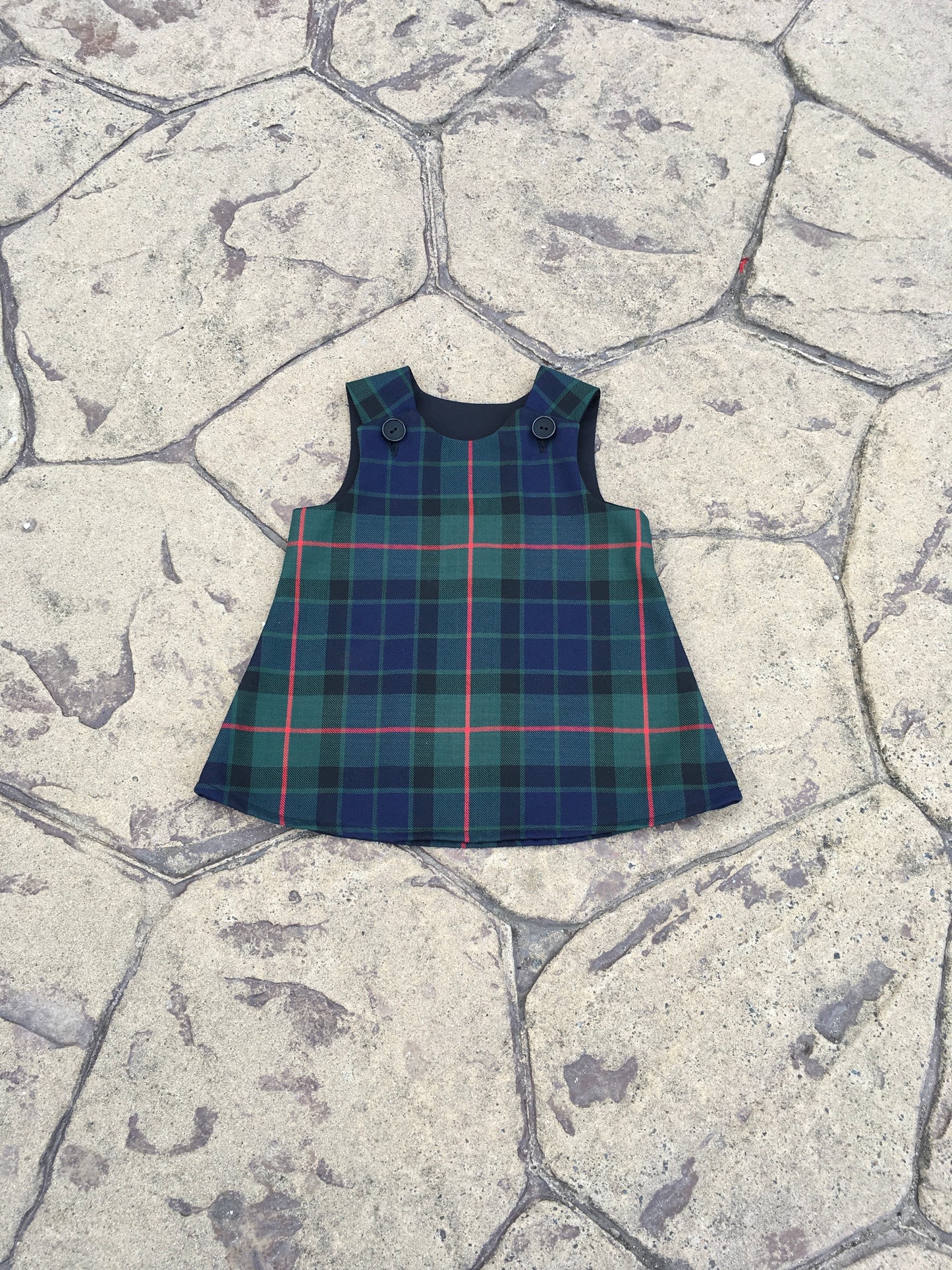 Gunn Tartan, Pinafore and Hair Bow Set