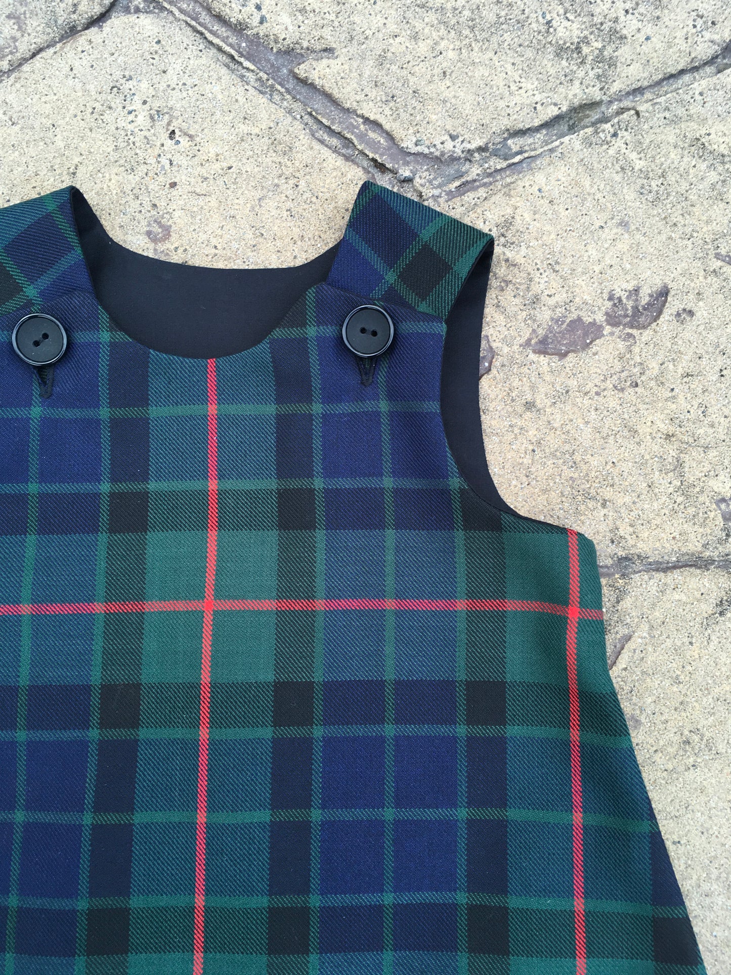 Gunn Tartan, Pinafore and Hair Bow Set