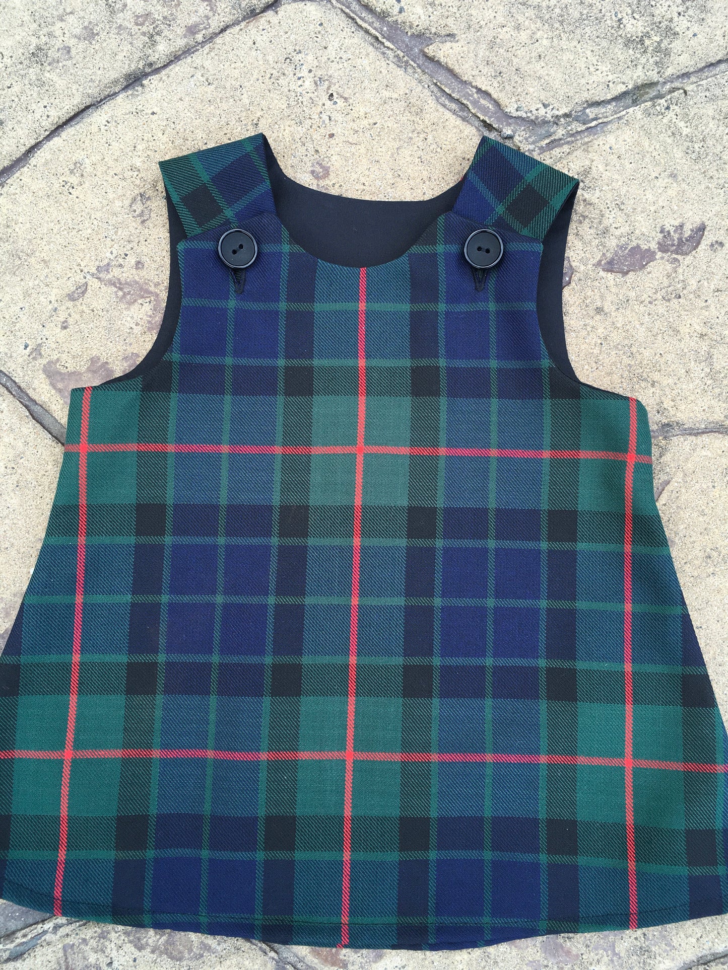 Gunn Tartan, Pinafore and Hair Bow Set