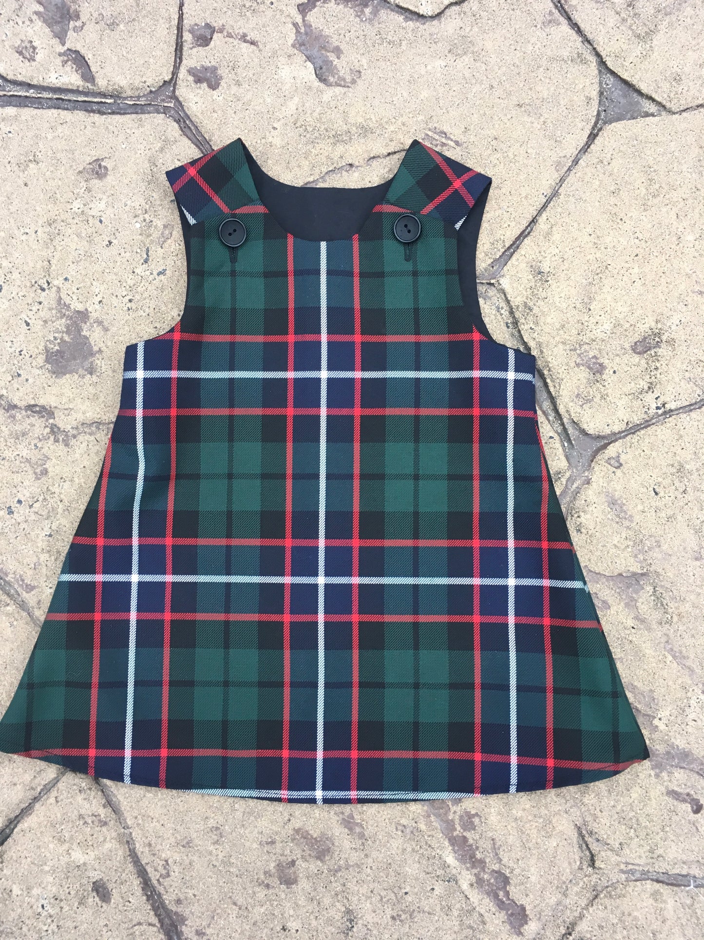 Hunter Tartan Pinafore