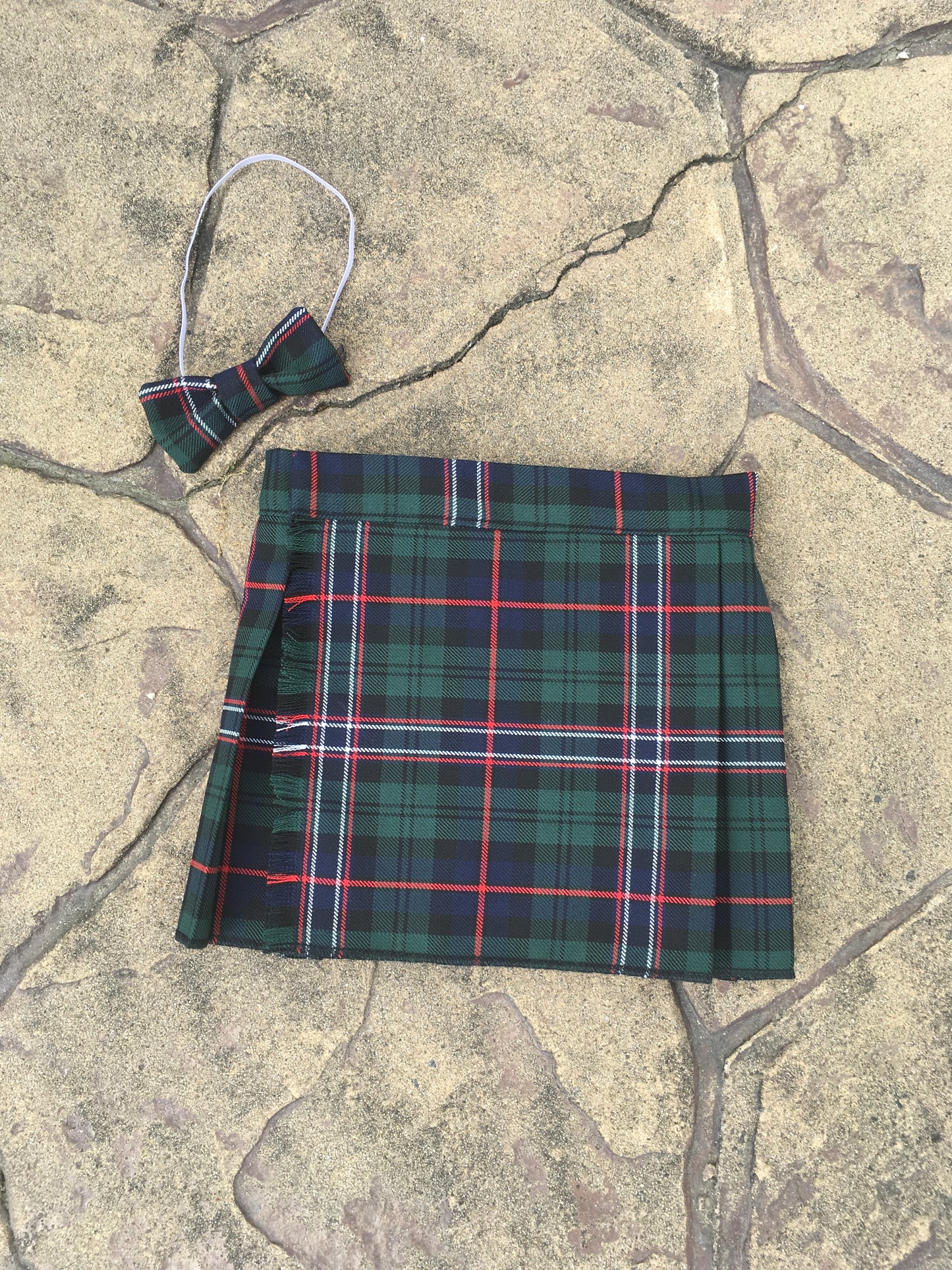 Scottish National Tartan, Kilt and Bow Tie Set