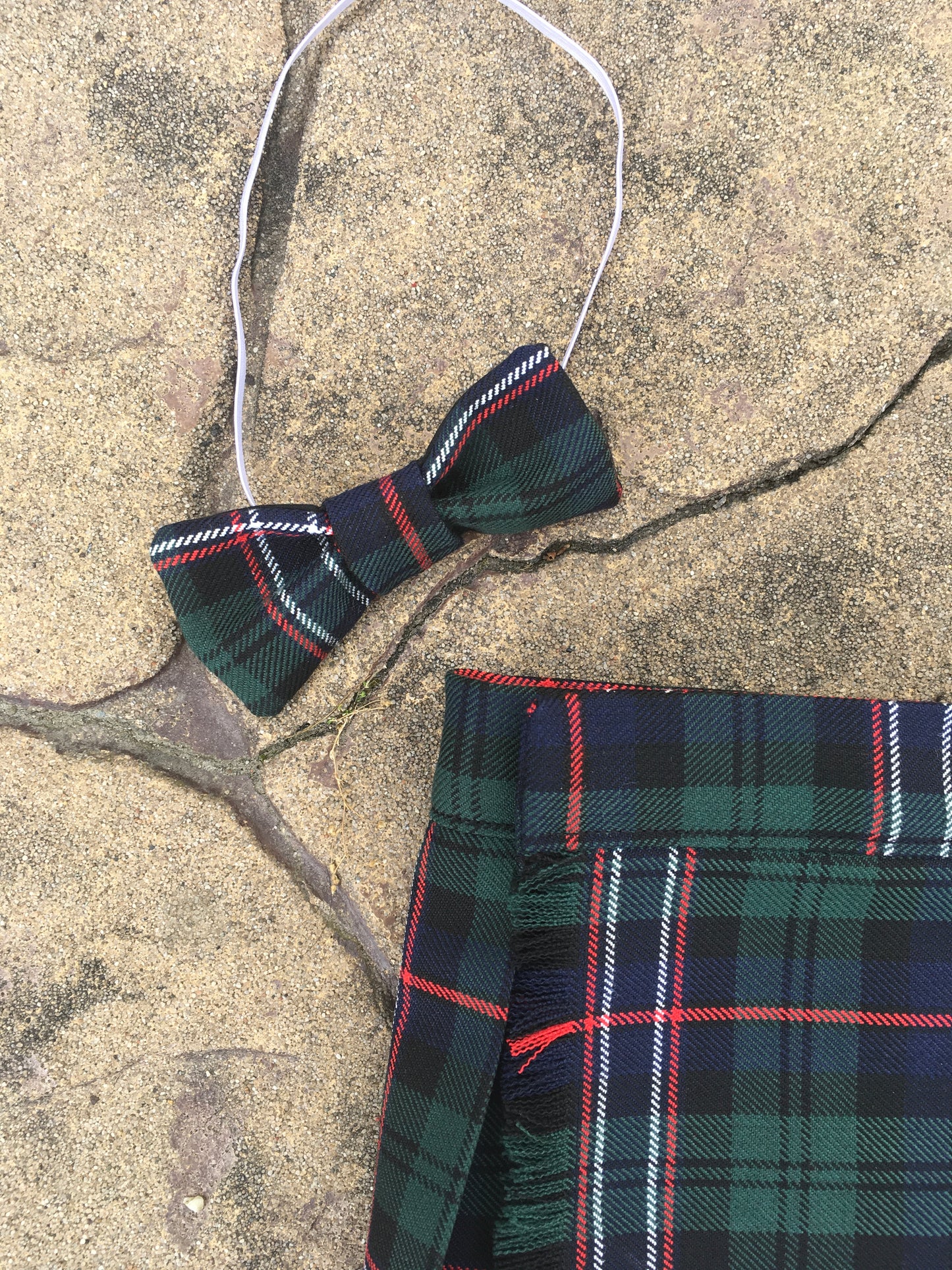 Scottish National Tartan, Kilt and Bow Tie Set