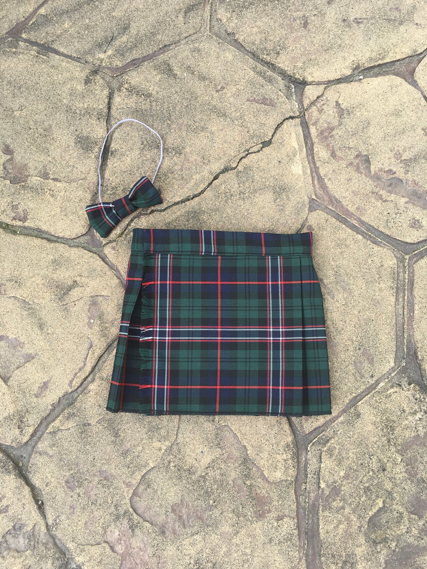 Scottish National Tartan, Kilt and Bow Tie Set