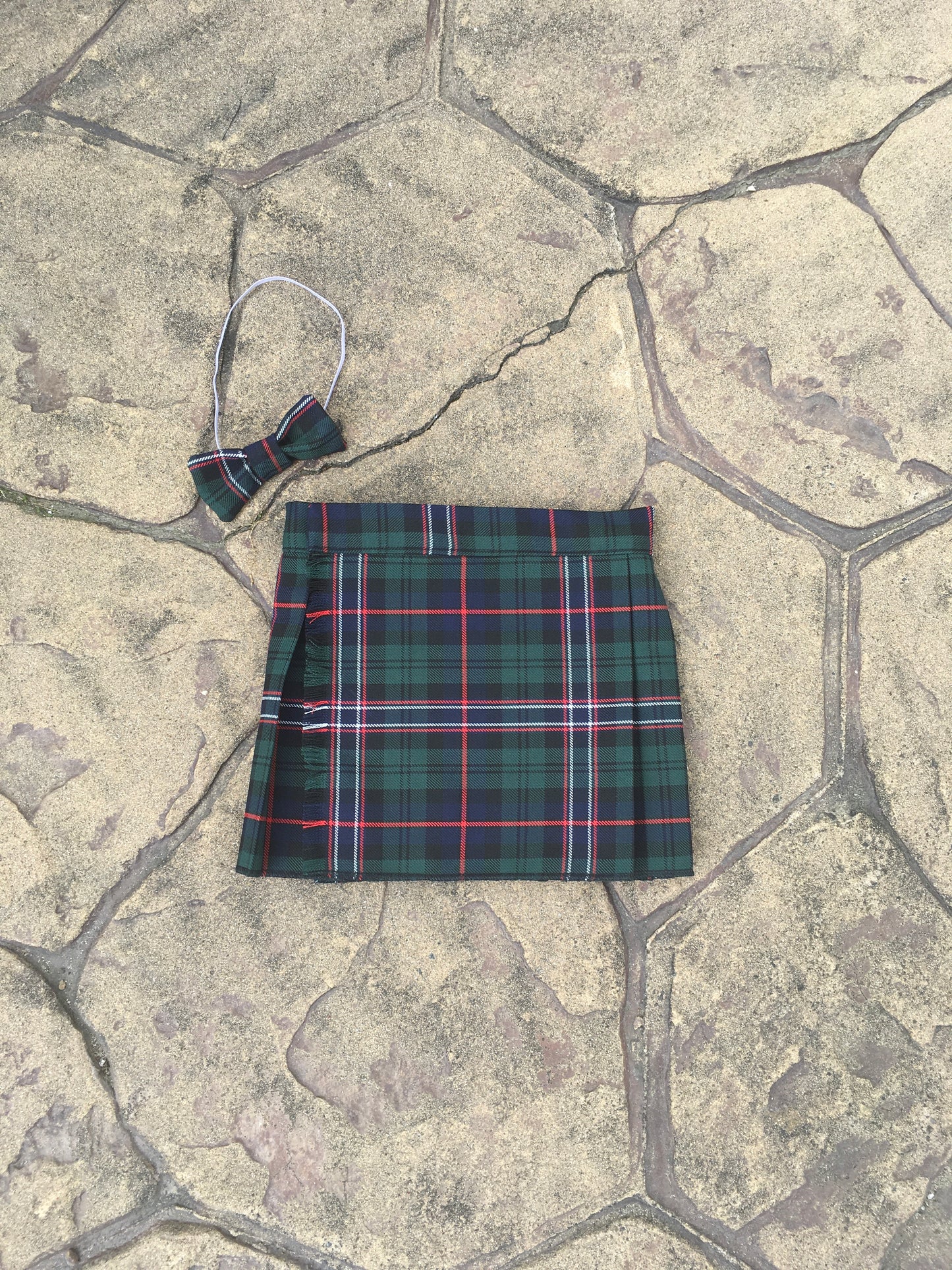 Scottish National Tartan, Kilt and Bow Tie Set