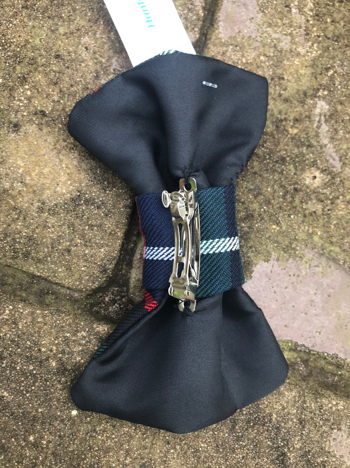 Hunter Tartan, Pinafore and Hair Bow Set