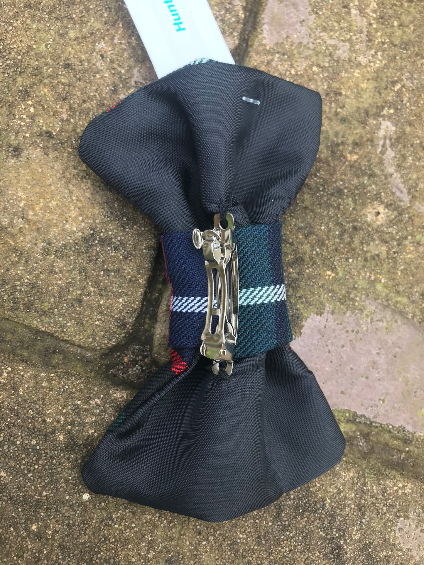Hunter Tartan, Pinafore and Hair Bow Set