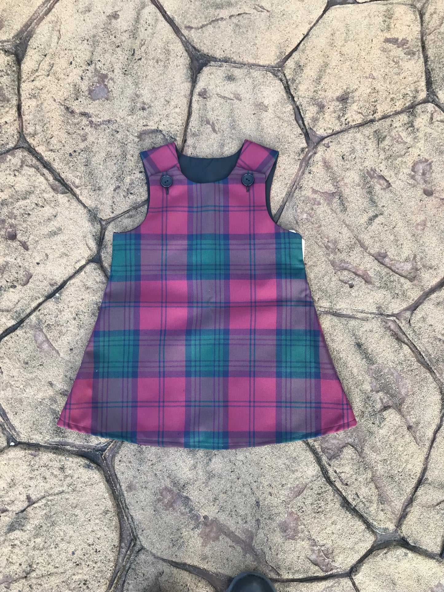 Lindsay Tartan Pinafore