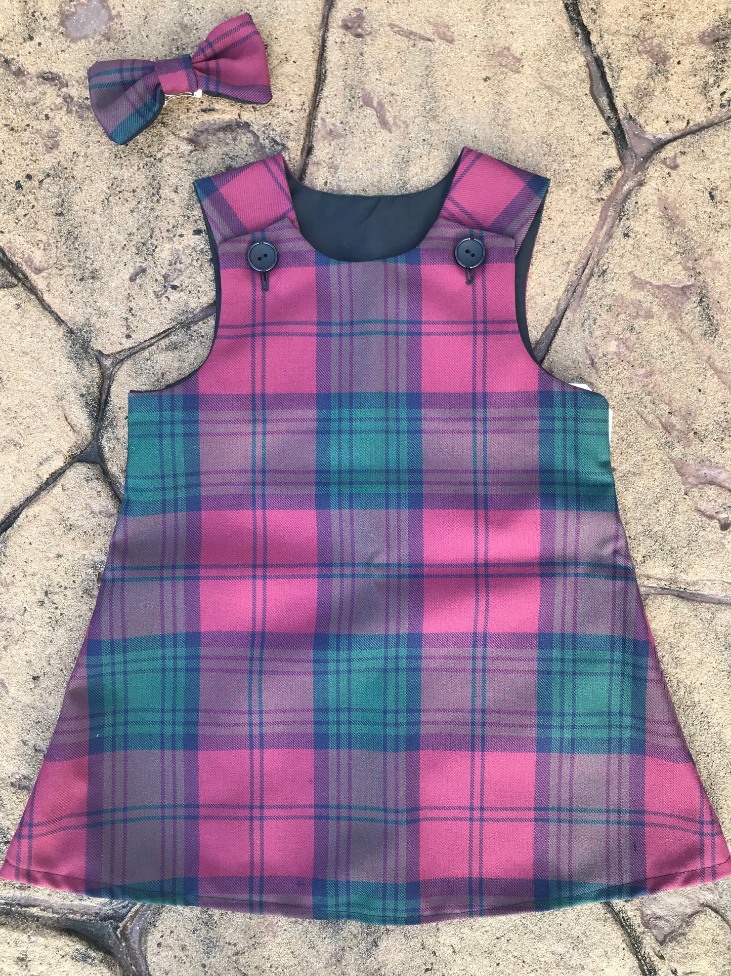 Lindsay Tartan Pinafore