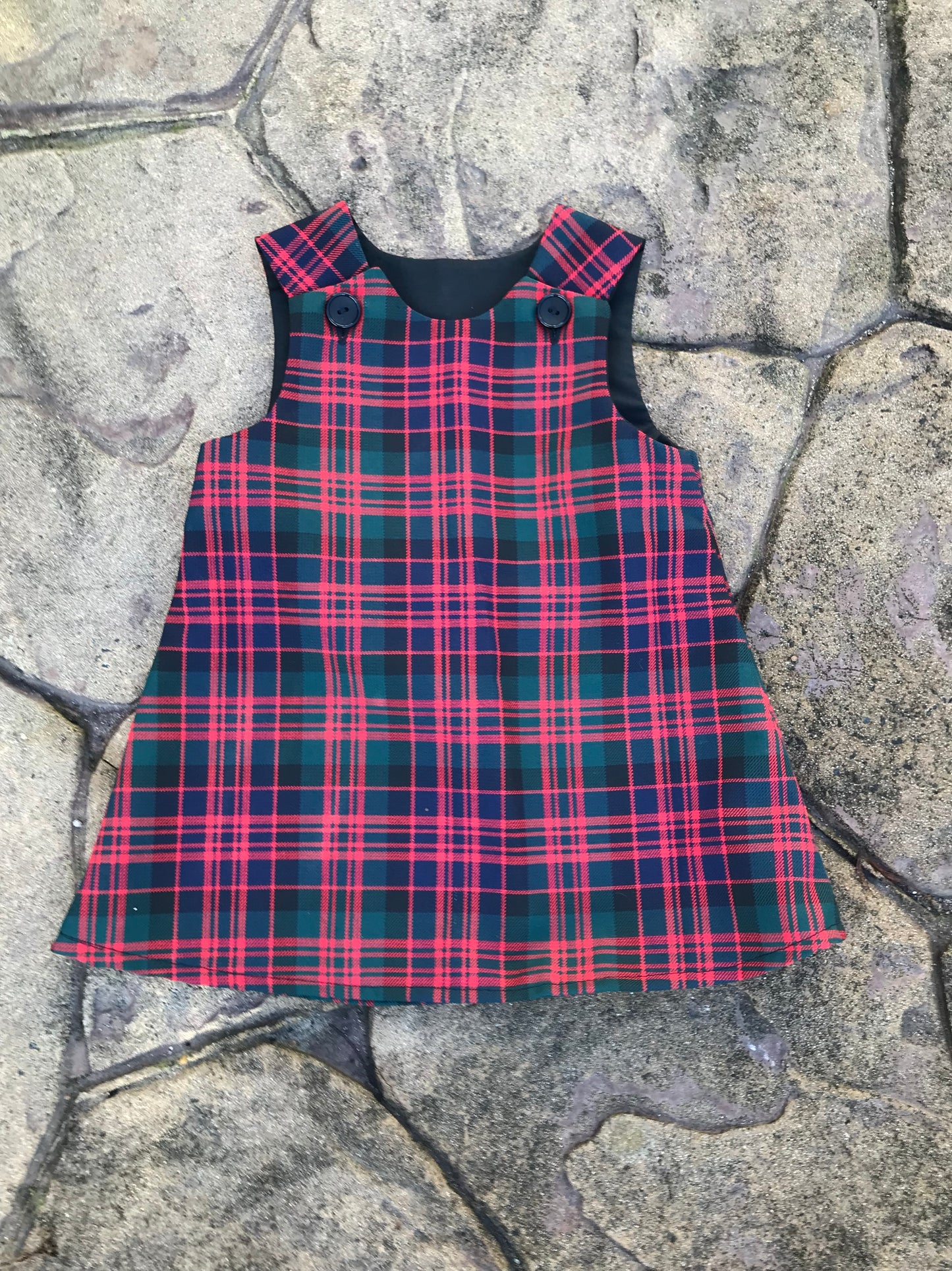 MacDonald Tartan, Pinafore & Hair Bow Set