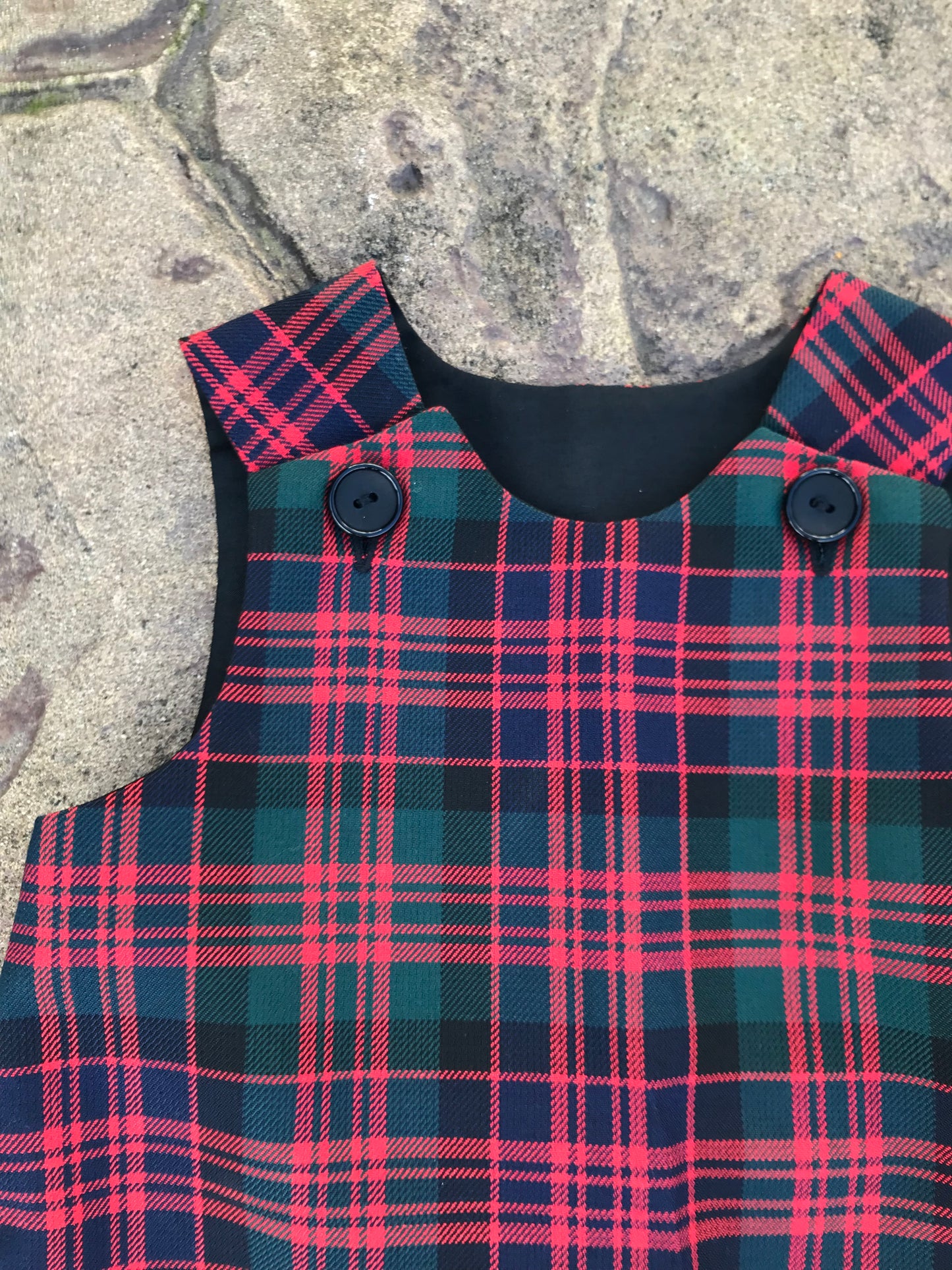MacDonald Tartan, Pinafore & Hair Bow Set