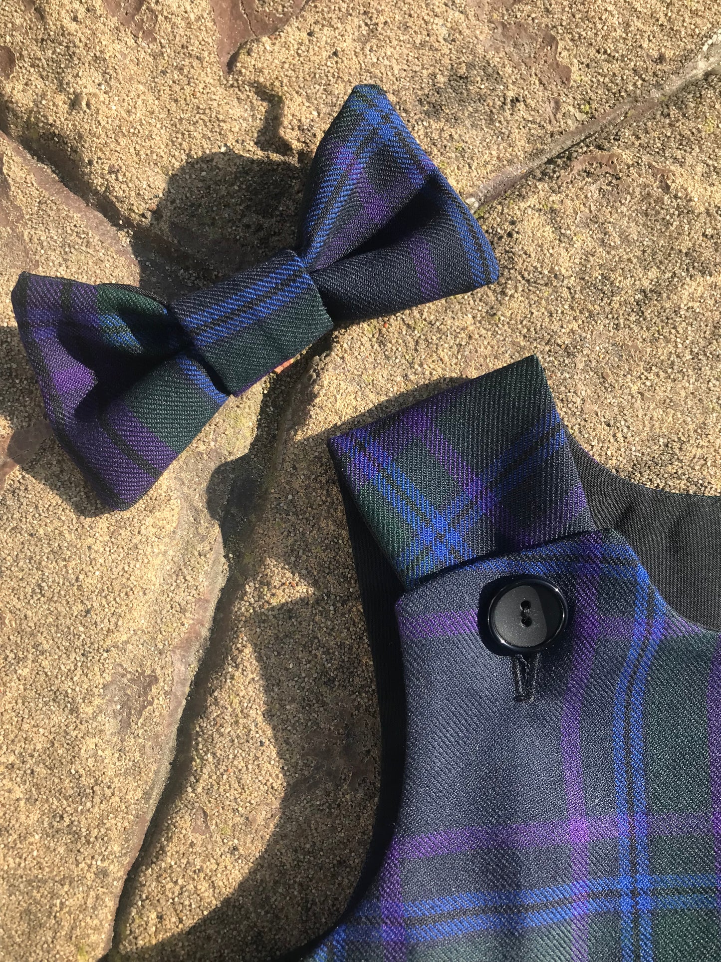 Spirit of Scotland Tartan, Pinafore and Hair Bow Set
