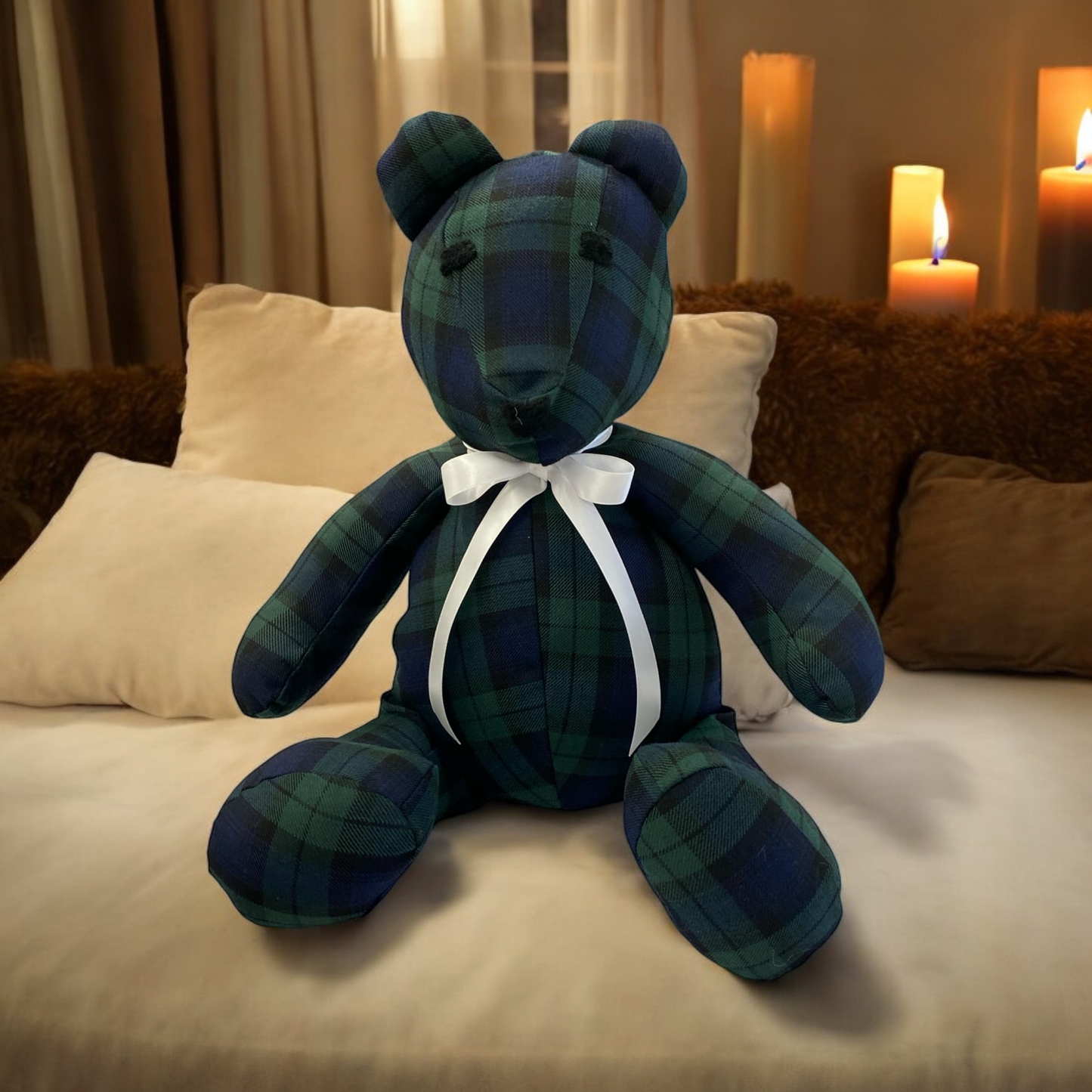 Black Watch Tartan Teddy Bear