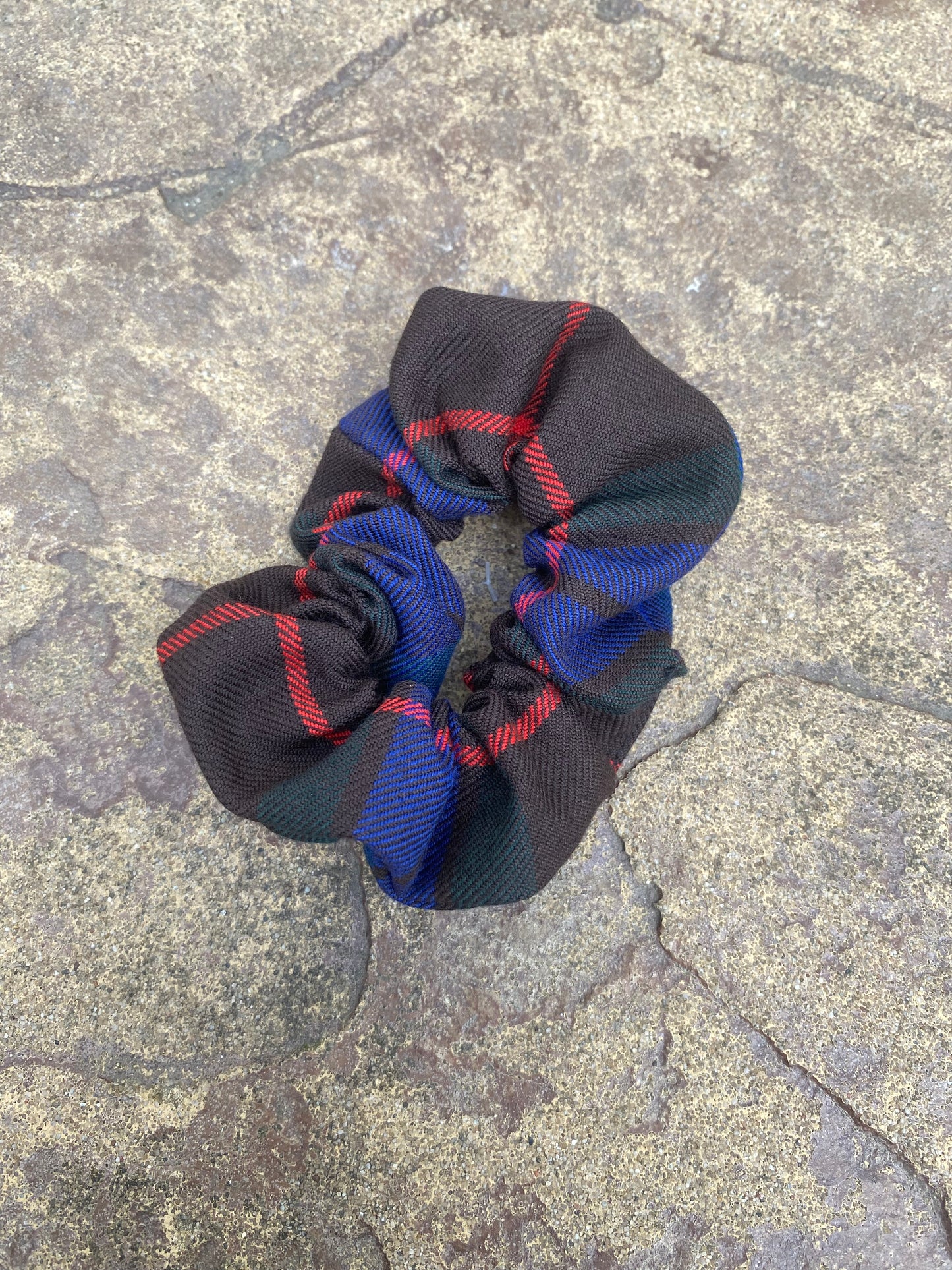 Fraser Ancient Hunting Tartan Hair Scrunchie