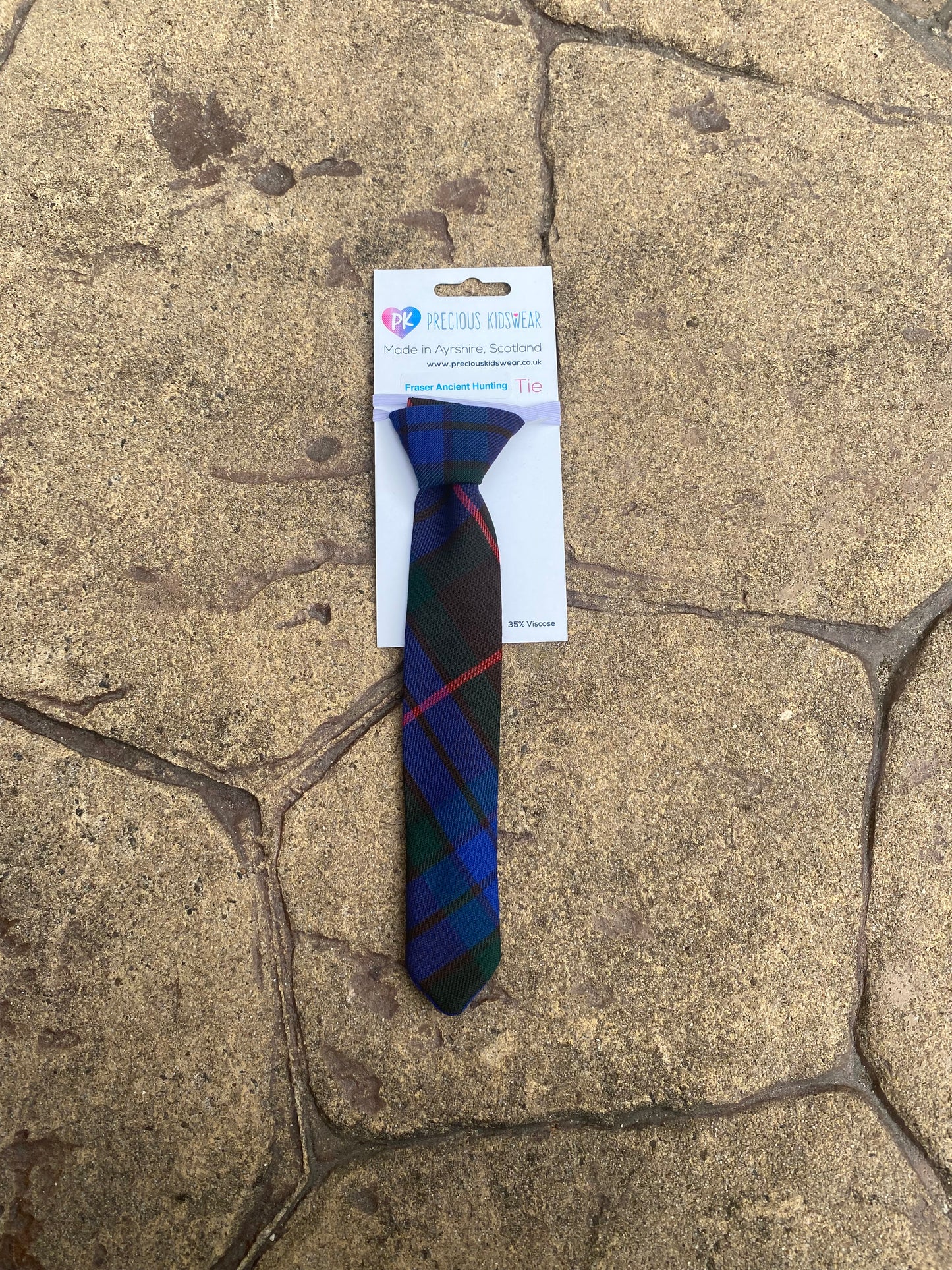 Fraser Ancient Hunting Tartan Tie, Toddler, Kids