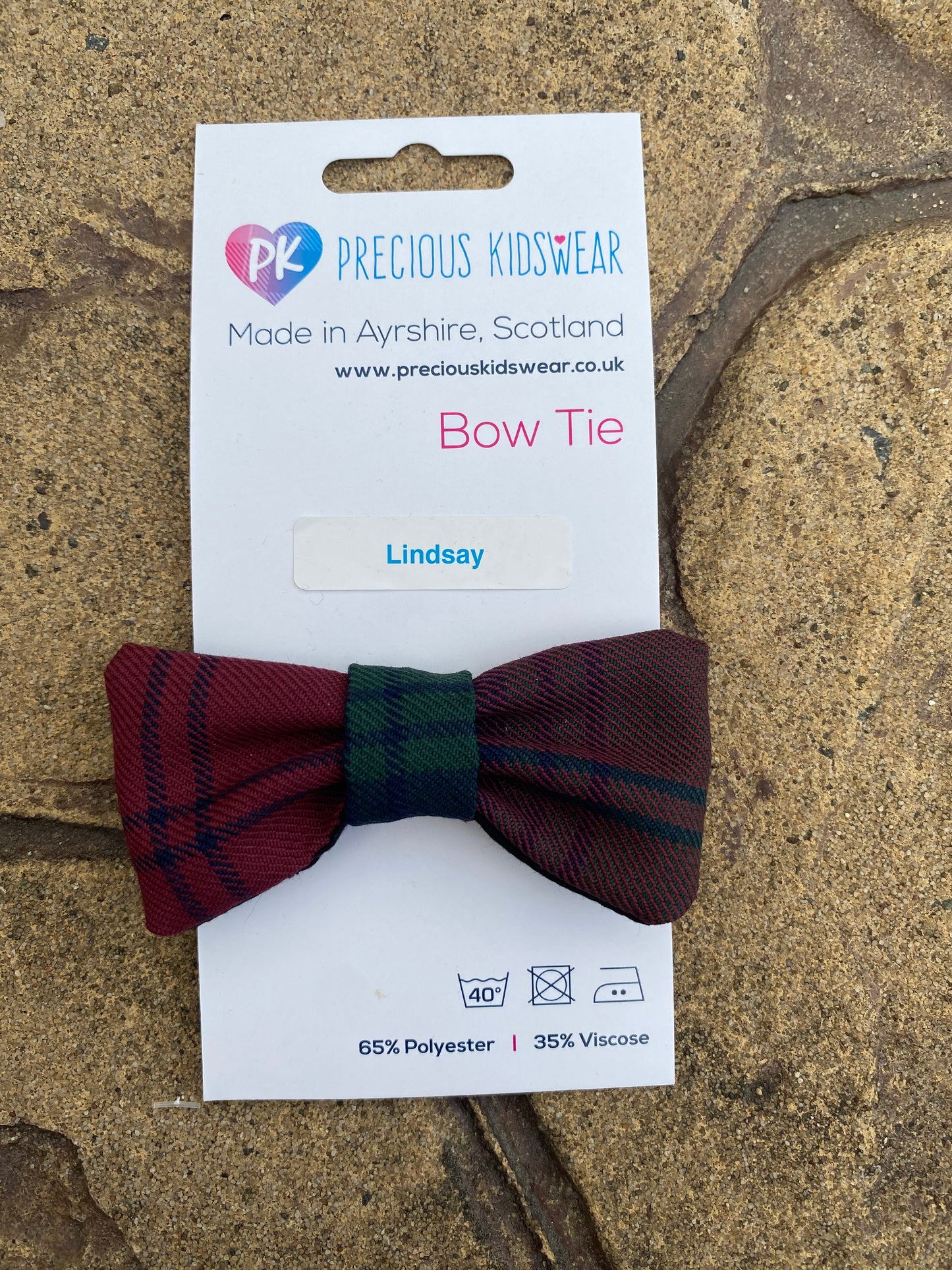 Lindsay Tartan Baby Bow Tie