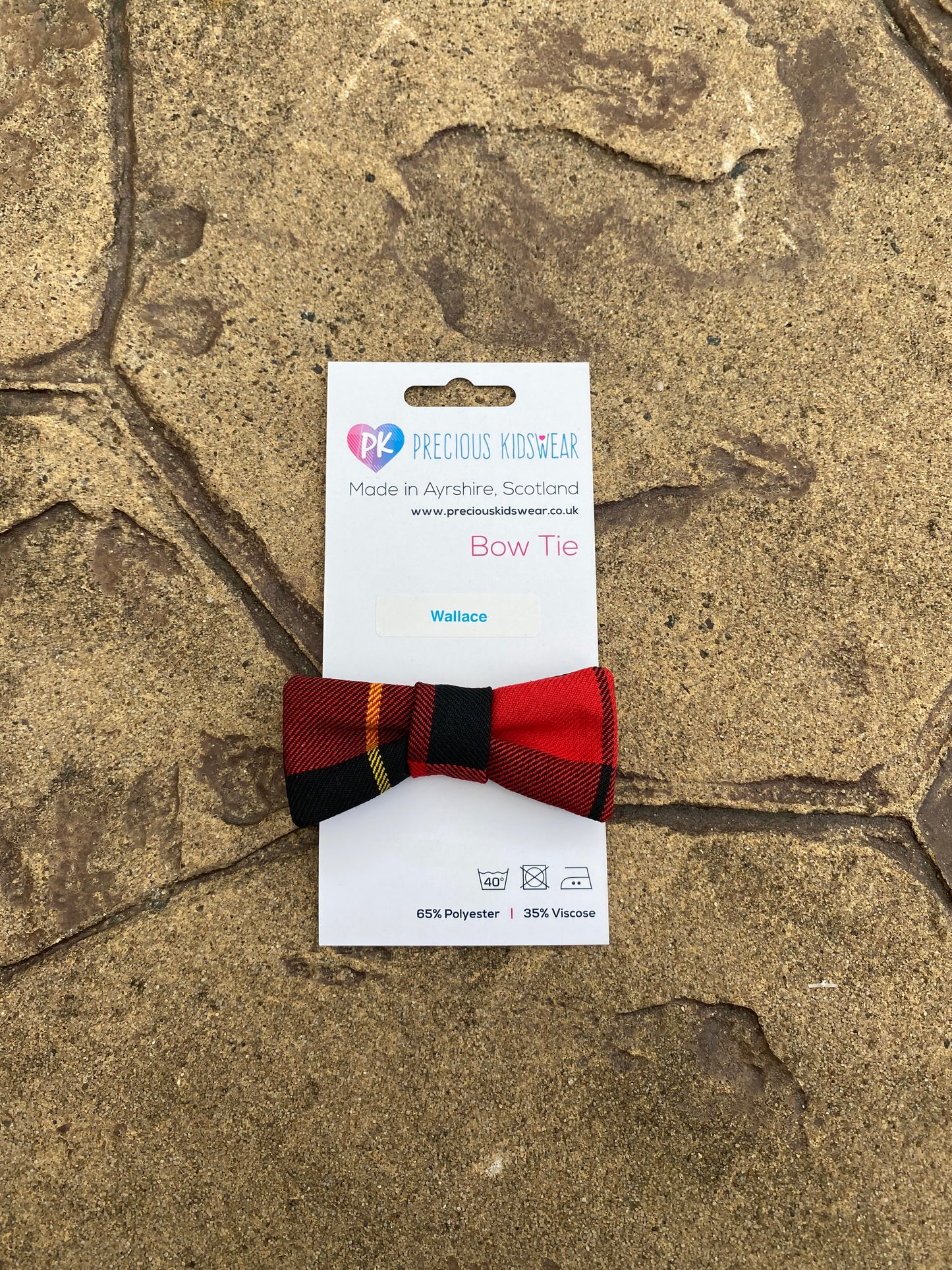 Wallace Tartan Baby Bow Tie