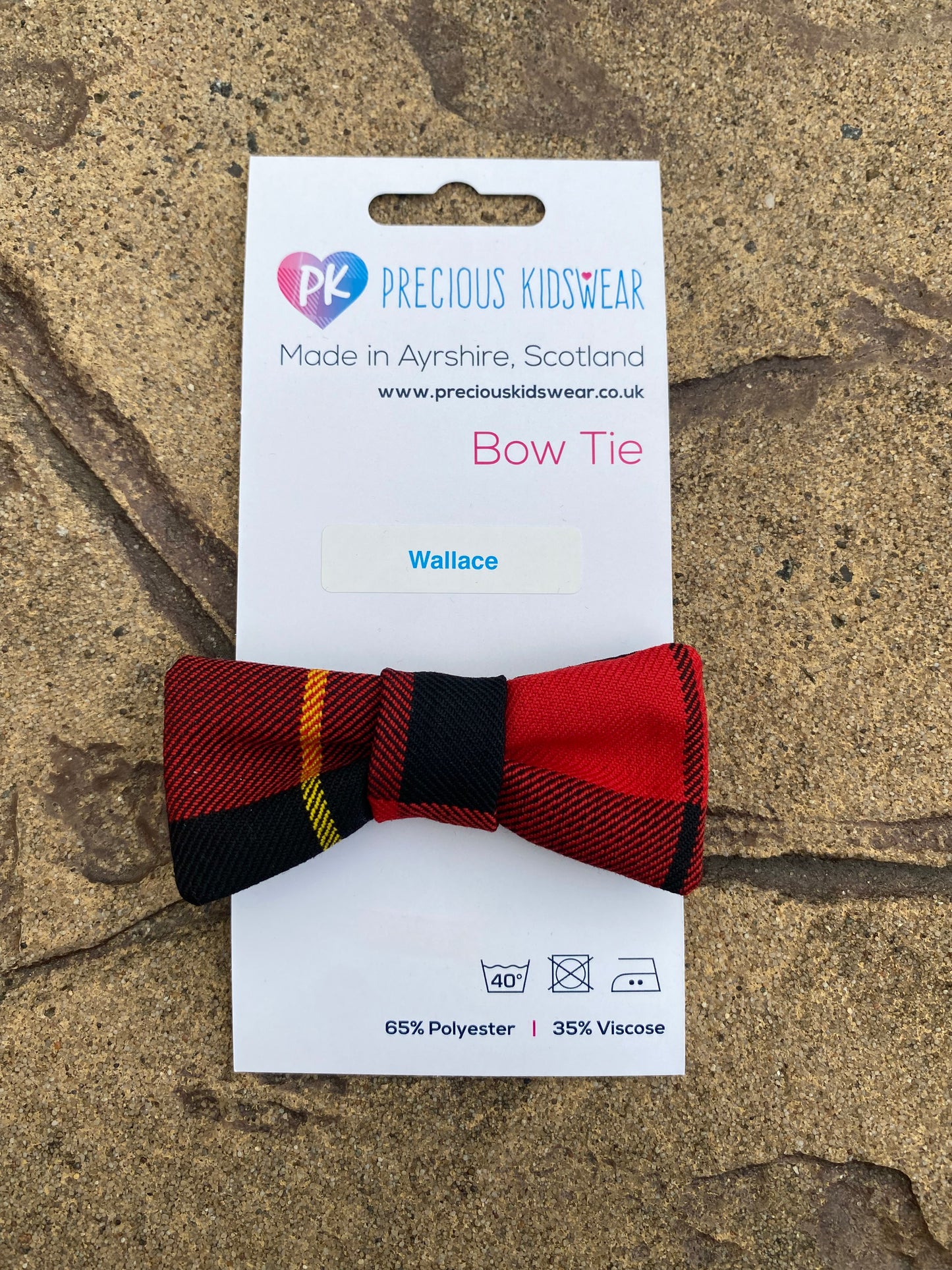 Wallace Tartan Baby Bow Tie