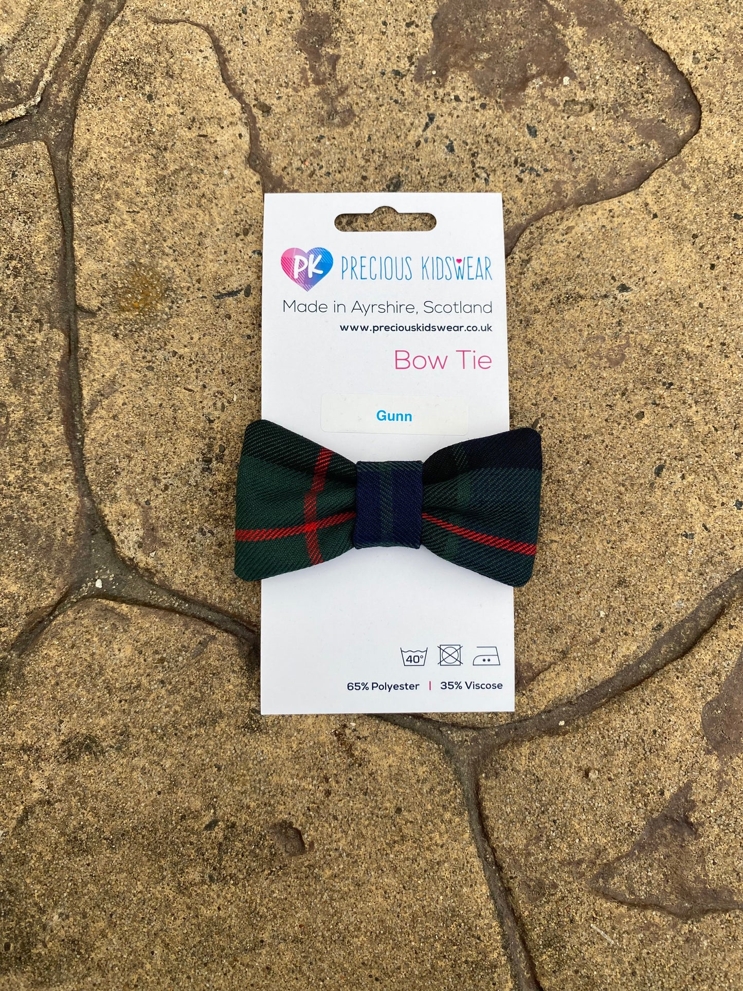Gunn Tartan Baby Bow Tie